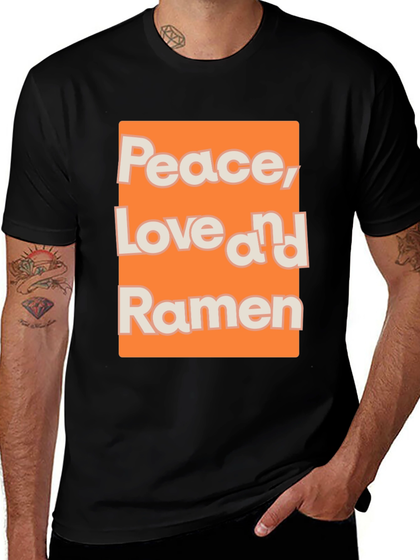 Peace Love Ramen Graphic Tee