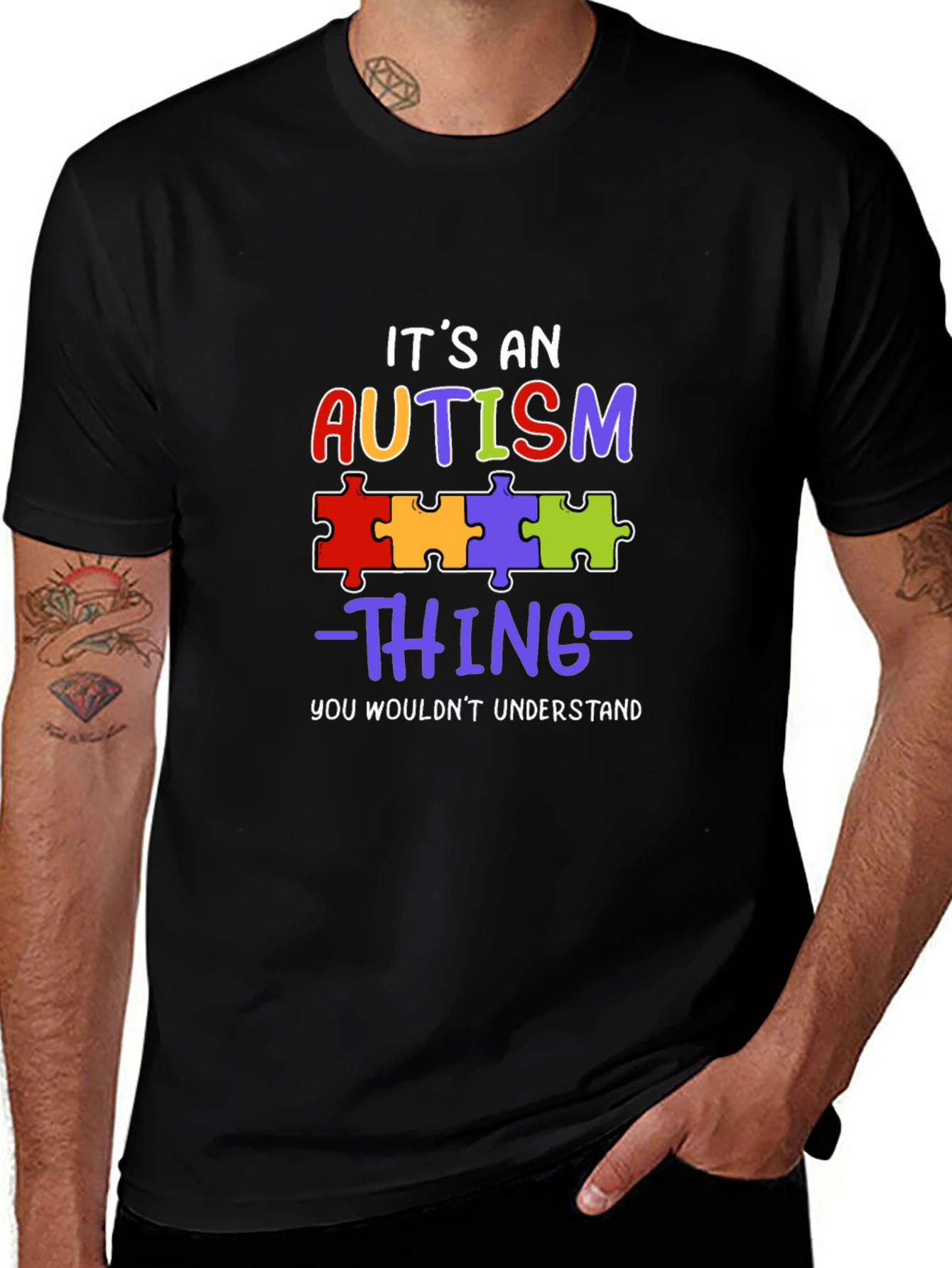 Variant 22 of Autism Awareness T-Shirt - 'It's an Autism Thing'