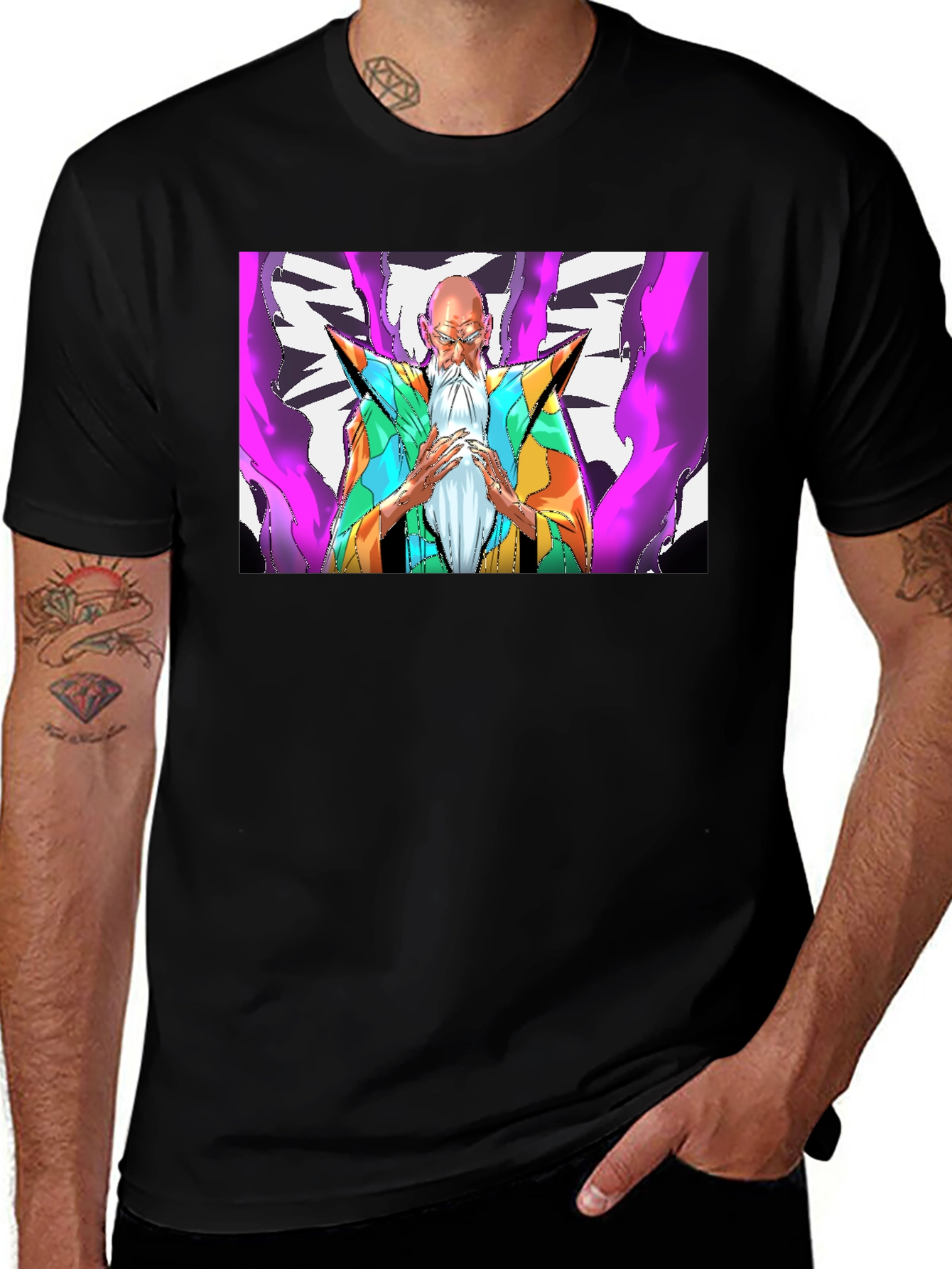 Variant 24 of Anime Sensei Black T-Shirt