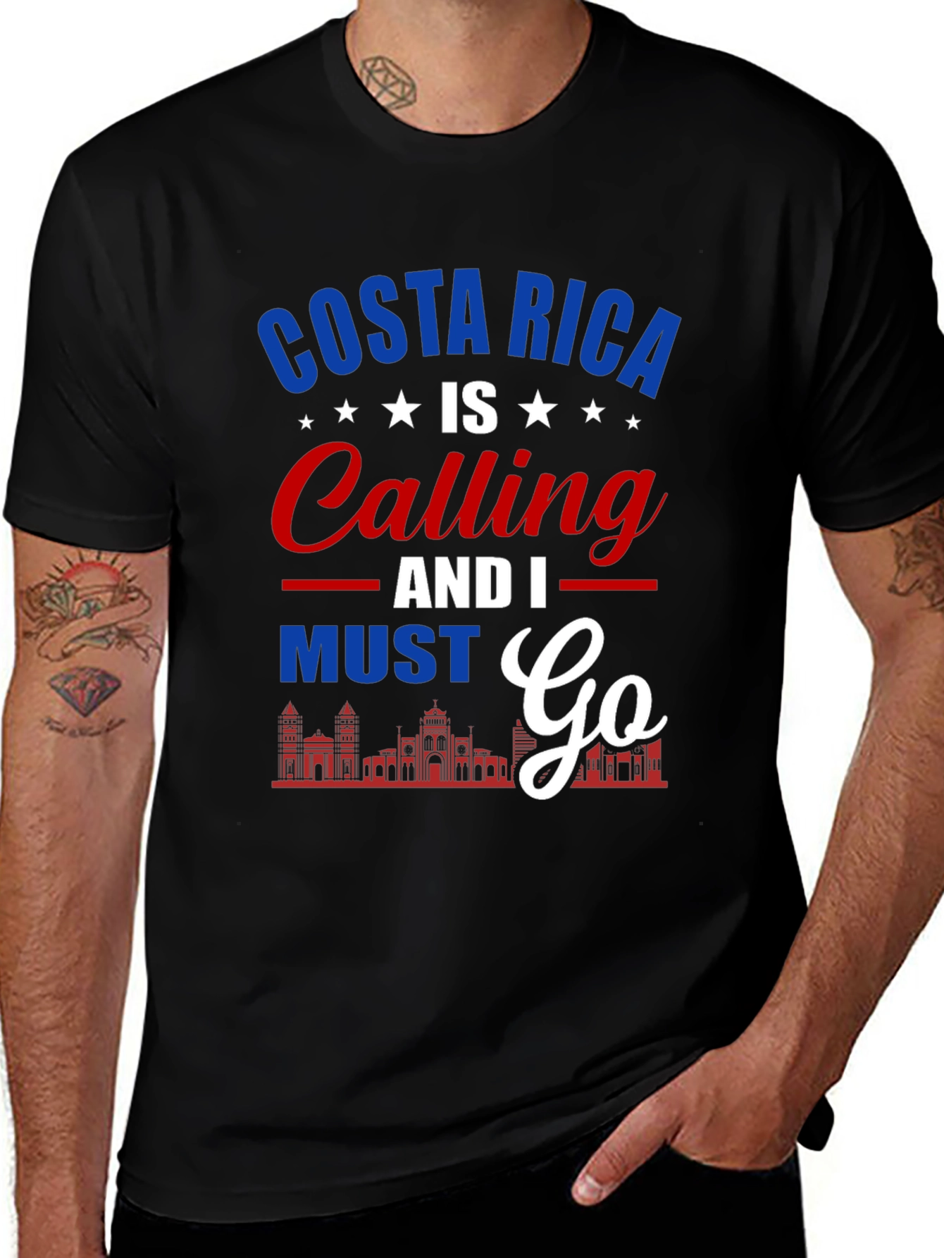 Costa Rica Calling T-Shirt: Travel Souvenir Tee
