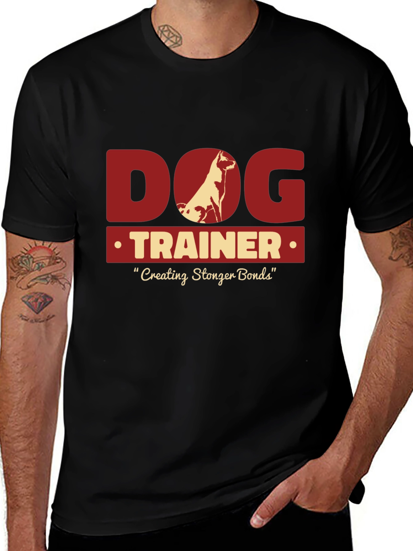 Variant 20 of Dog Trainer T-Shirt - Creating Stronger Bonds