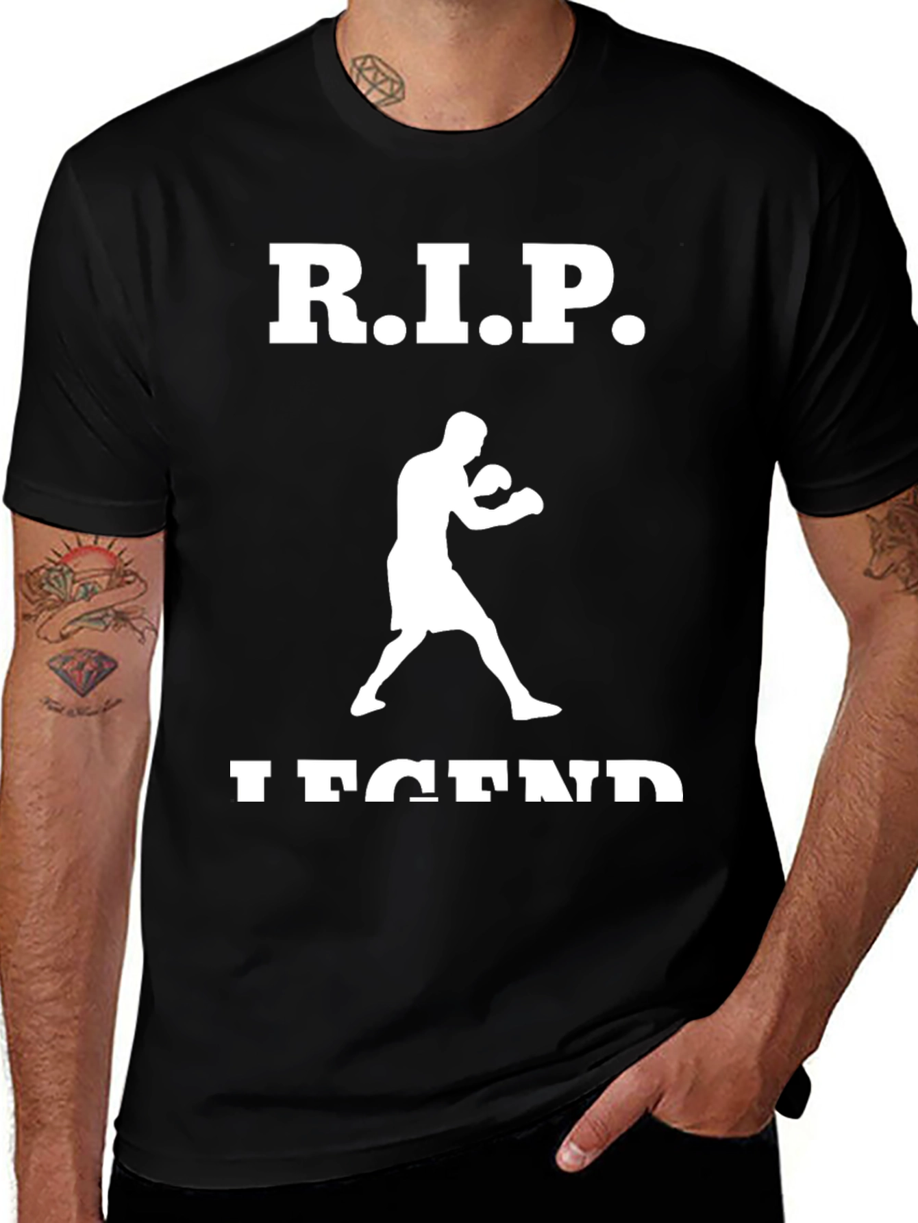 Variant 13 of RIP Legend Boxing T-Shirt