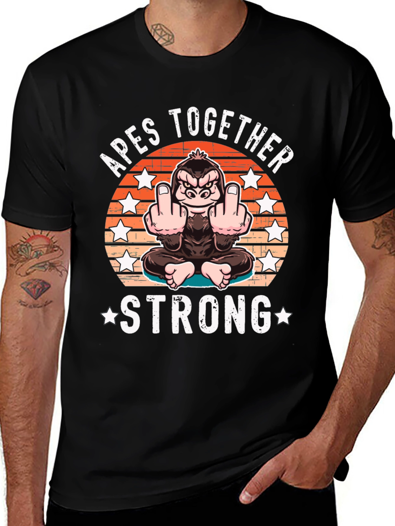 Variant 22 of Apes Together Strong Graphic Tee