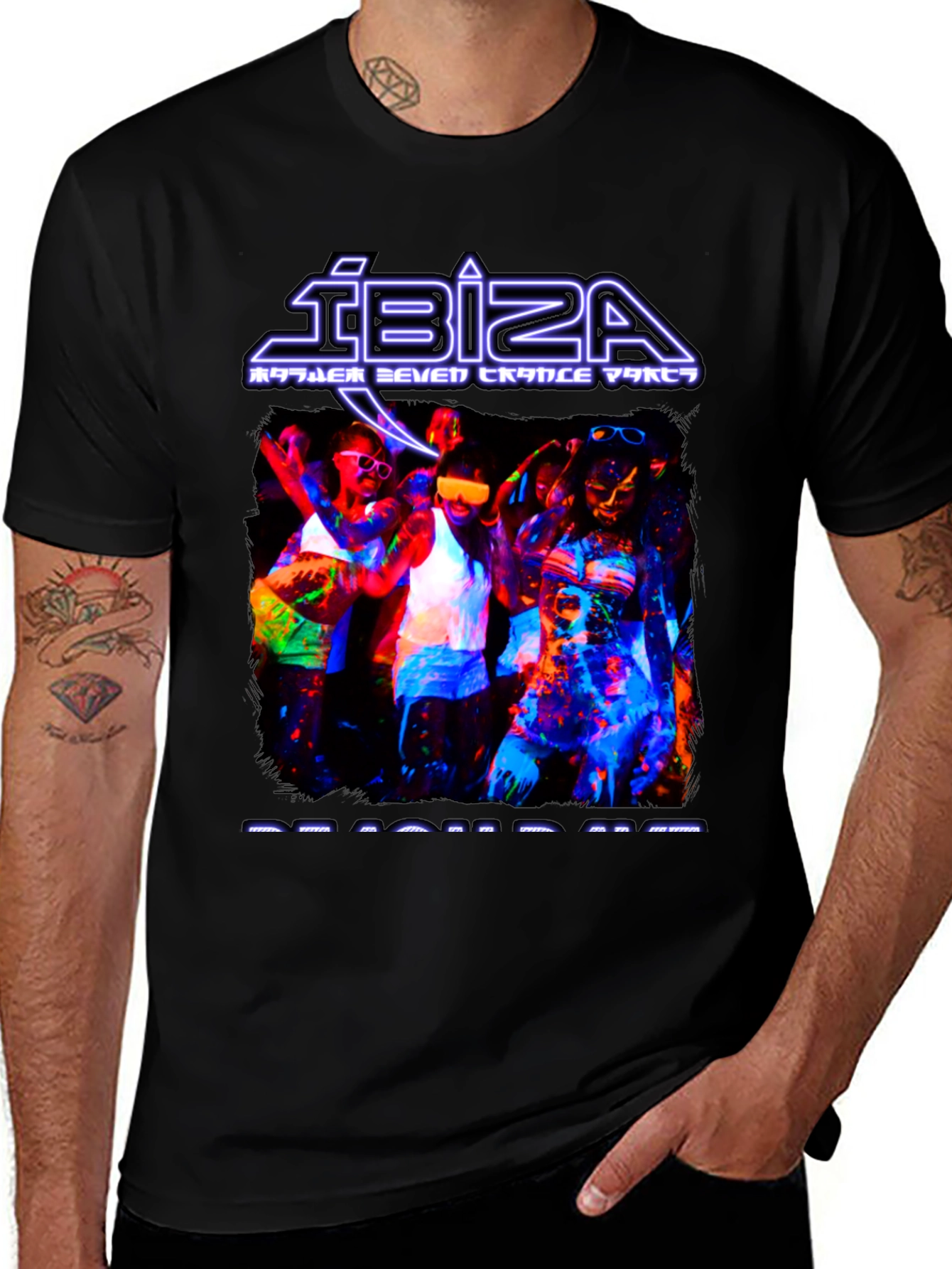 Ibiza Beach Rave Graphic T-Shirt