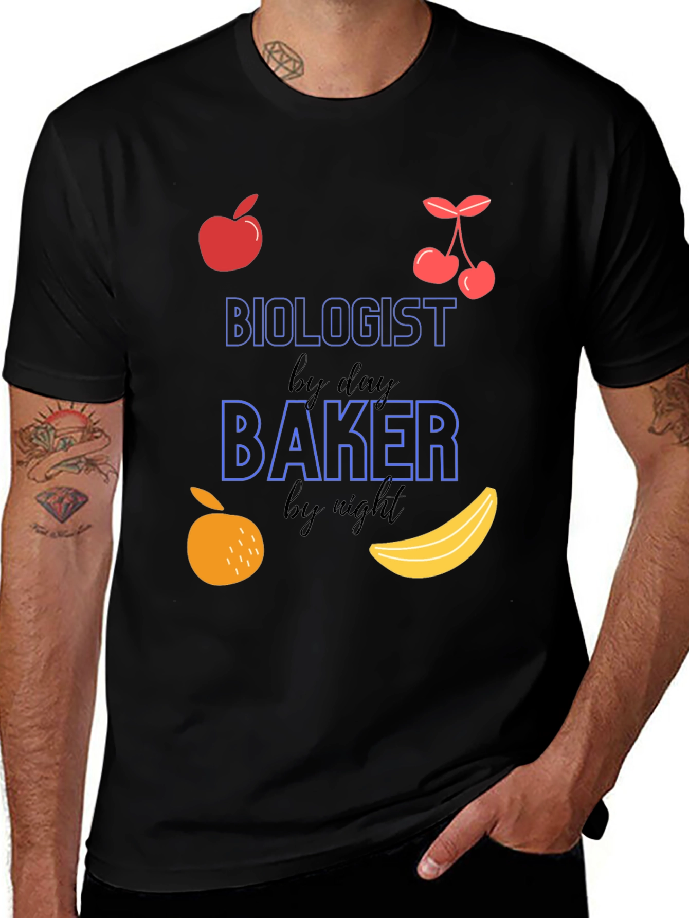 Variant 17 of Biologist by Day Baker by Night T-Shirt