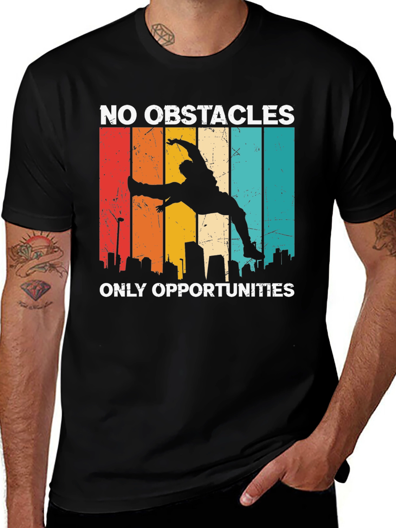 Variant 15 of No Obstacles Only Opportunities Graphic Tee