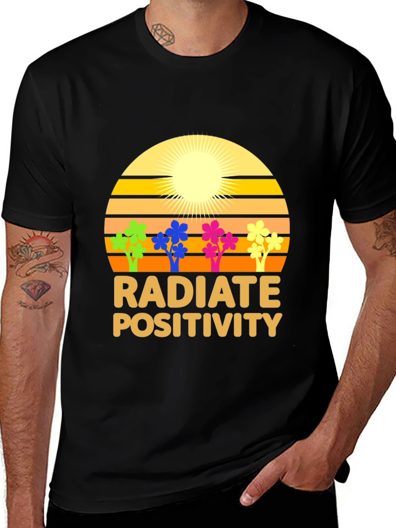 Radiate Positivity Graphic Tee