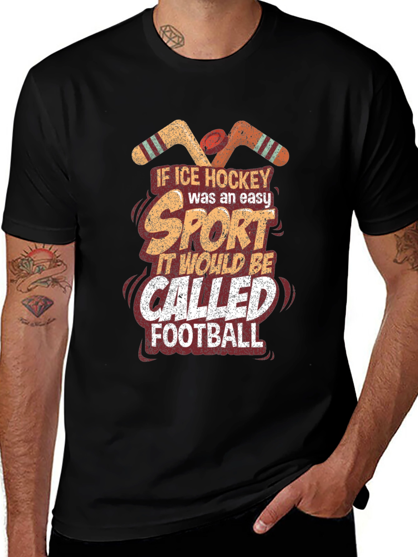 Variant 11 of Ice Hockey Easy Sport T-Shirt