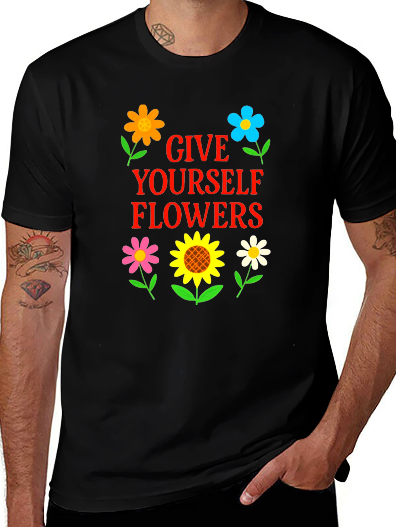 Variant 20 of Give Yourself Flowers T-Shirt