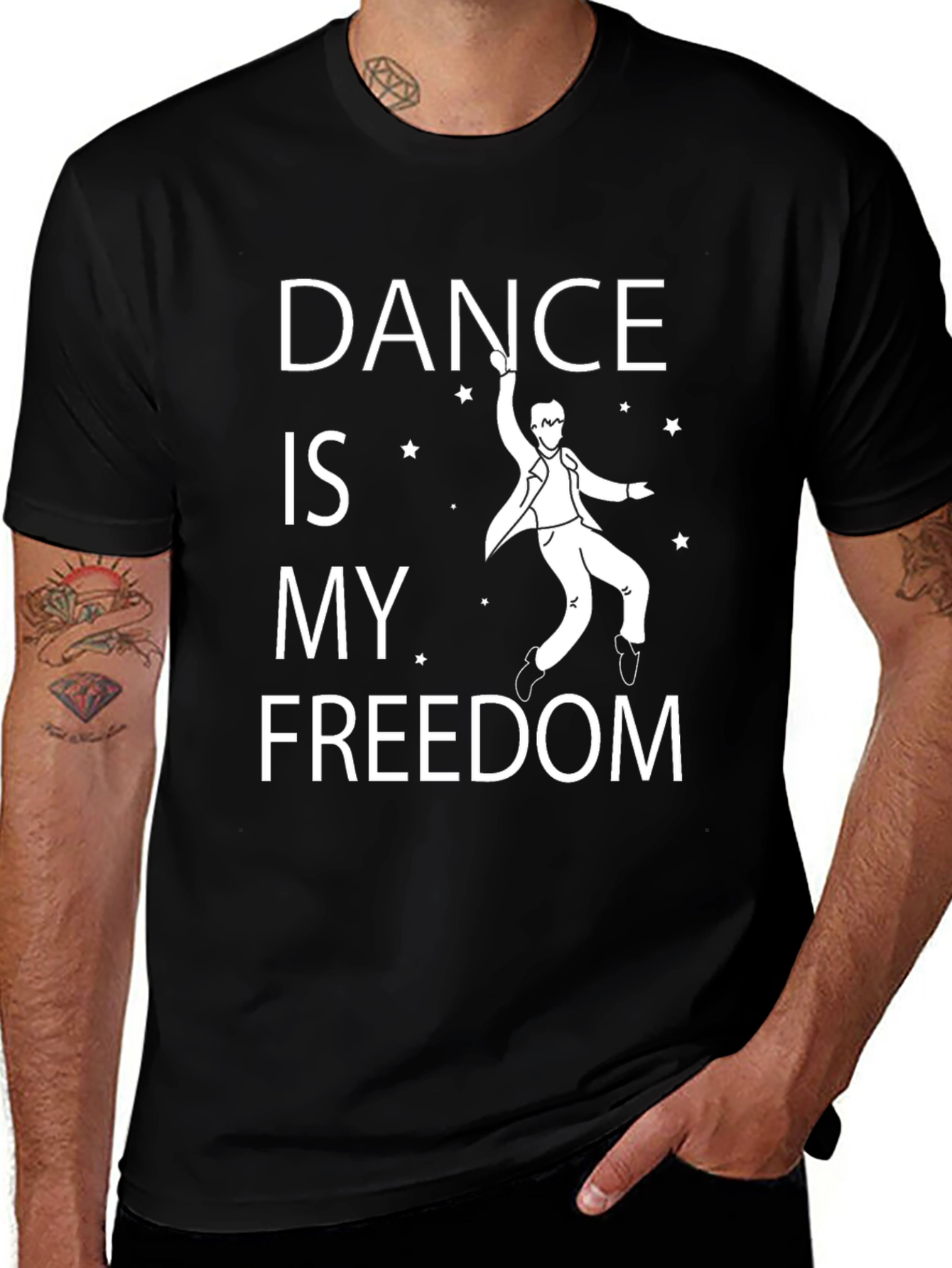 Black Dance Is My Freedom T-Shirt main image