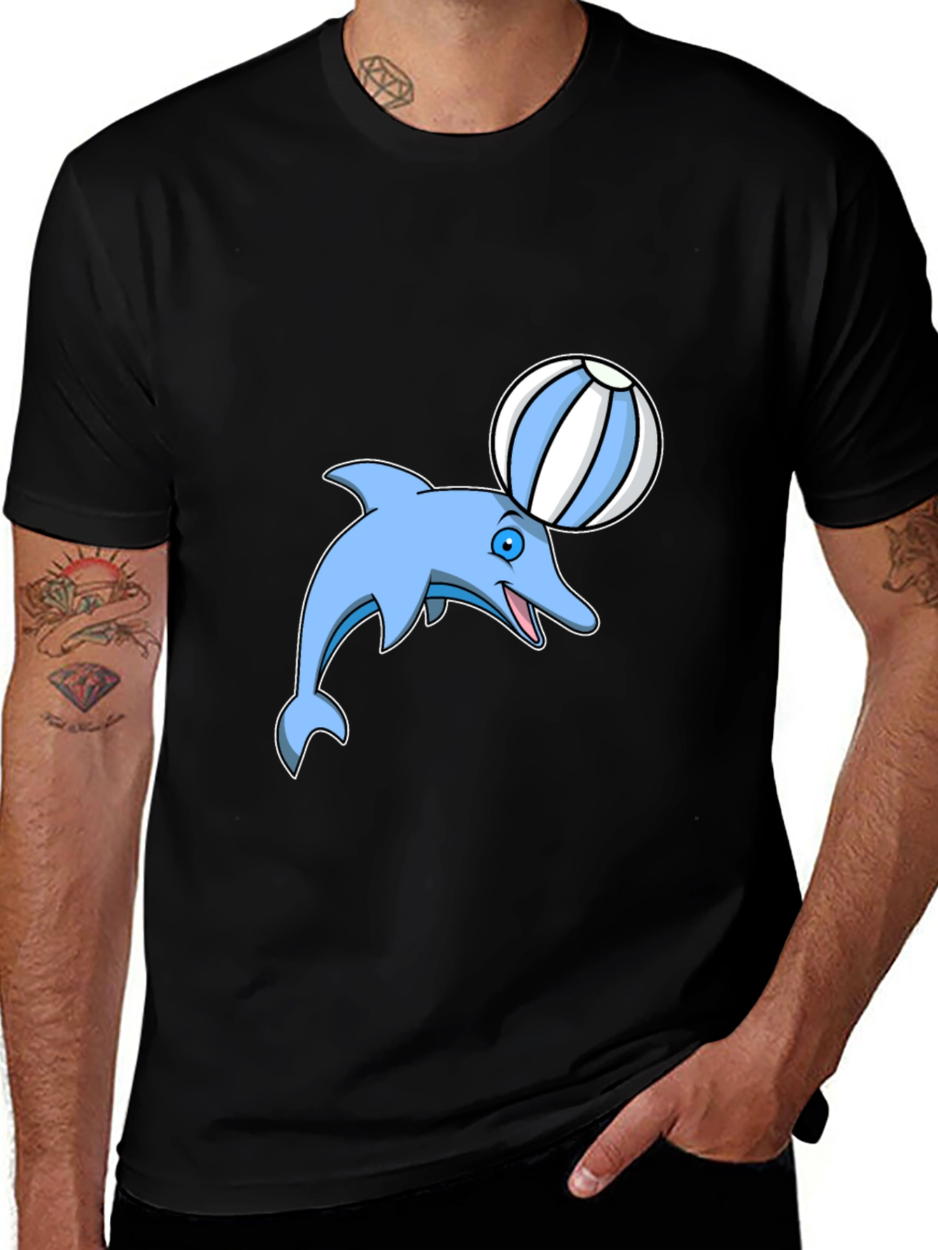 Variant 9 of Dolphin Ball T-Shirt - Fun Design