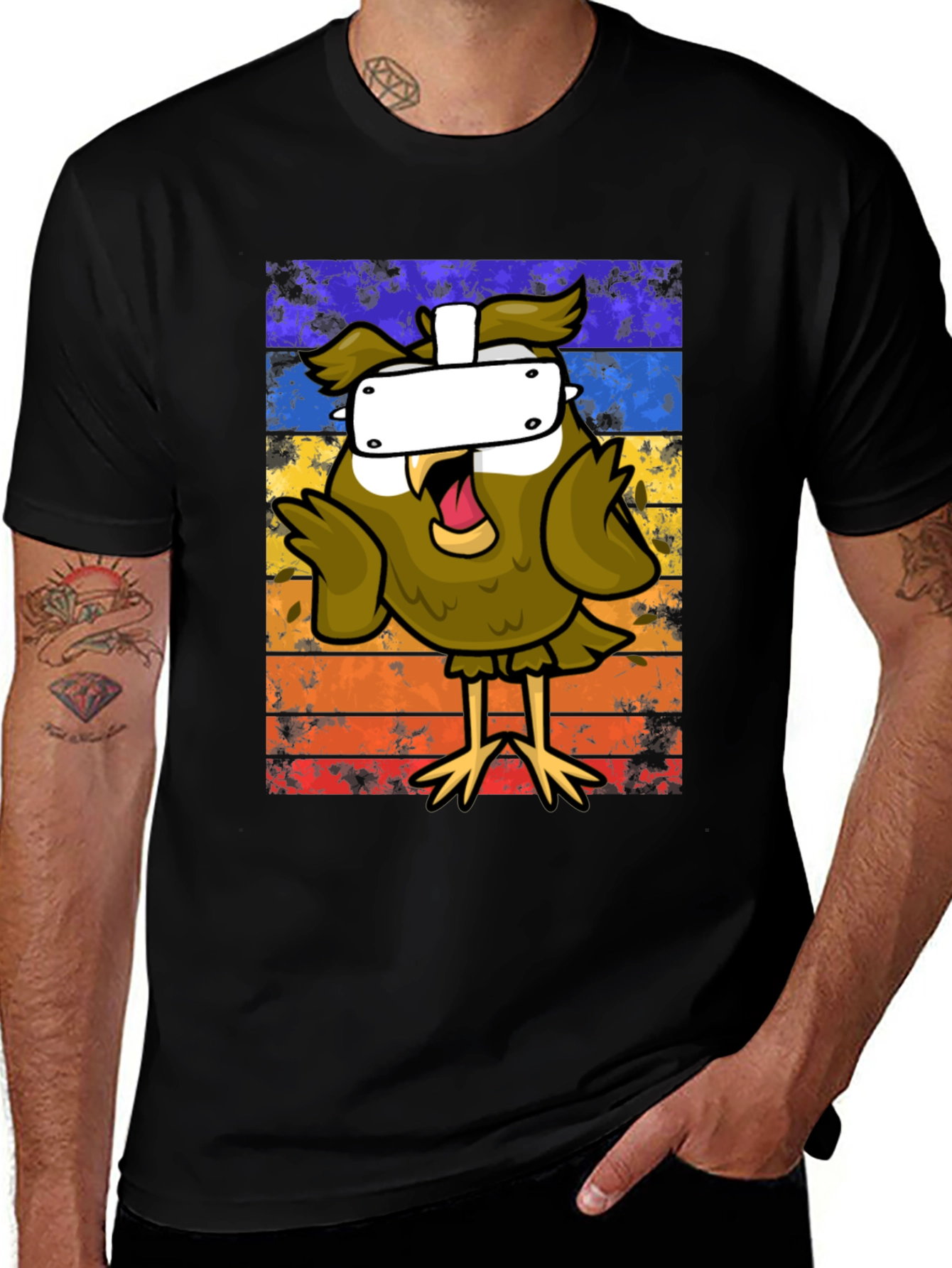Variant 29 of Owl VR Headset Graphic Tee