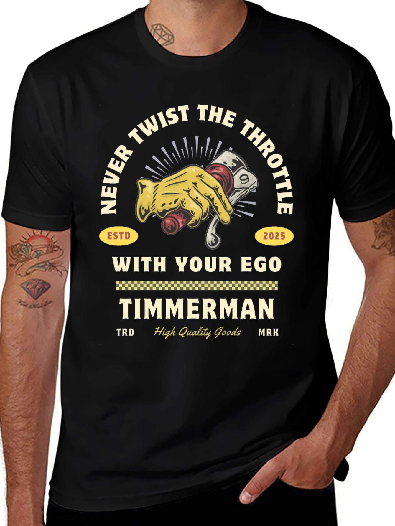Never Twist Throttle with Ego Graphic Tee