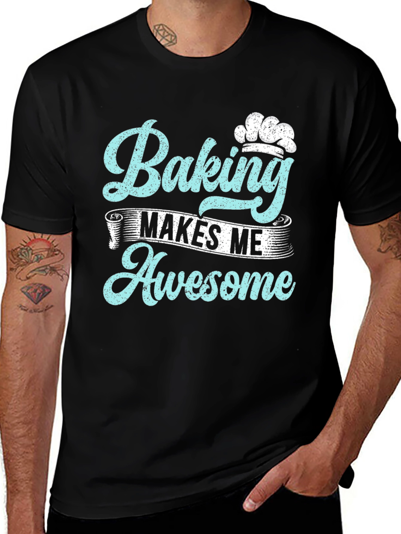 Variant 11 of Baking Makes Me Awesome Graphic Tee