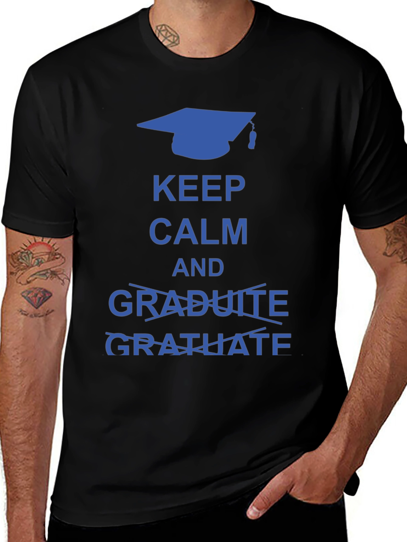 Variant 4 of Keep Calm and Gratuate Graduation T-Shirt