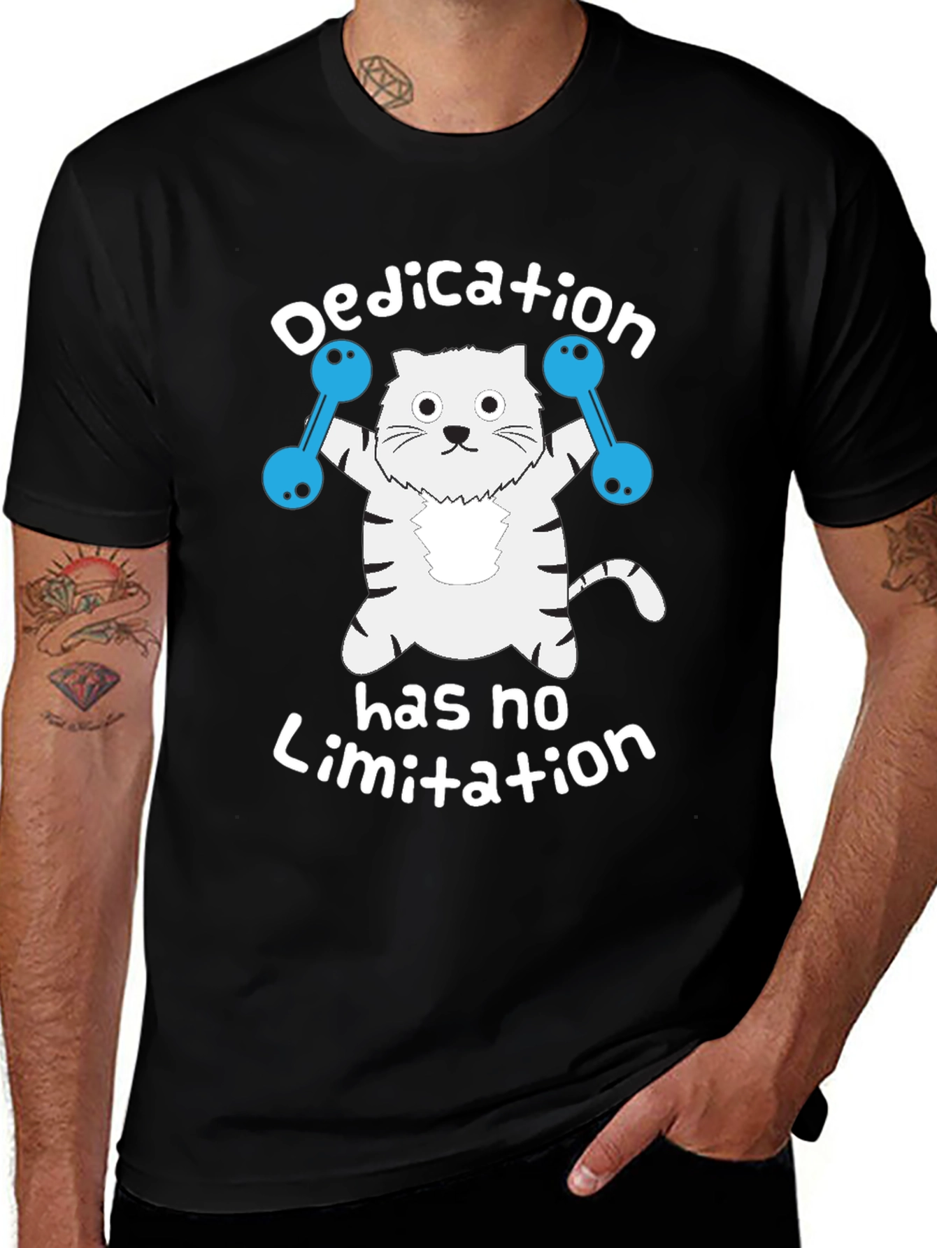 Variant 10 of Dedication Cat T-Shirt