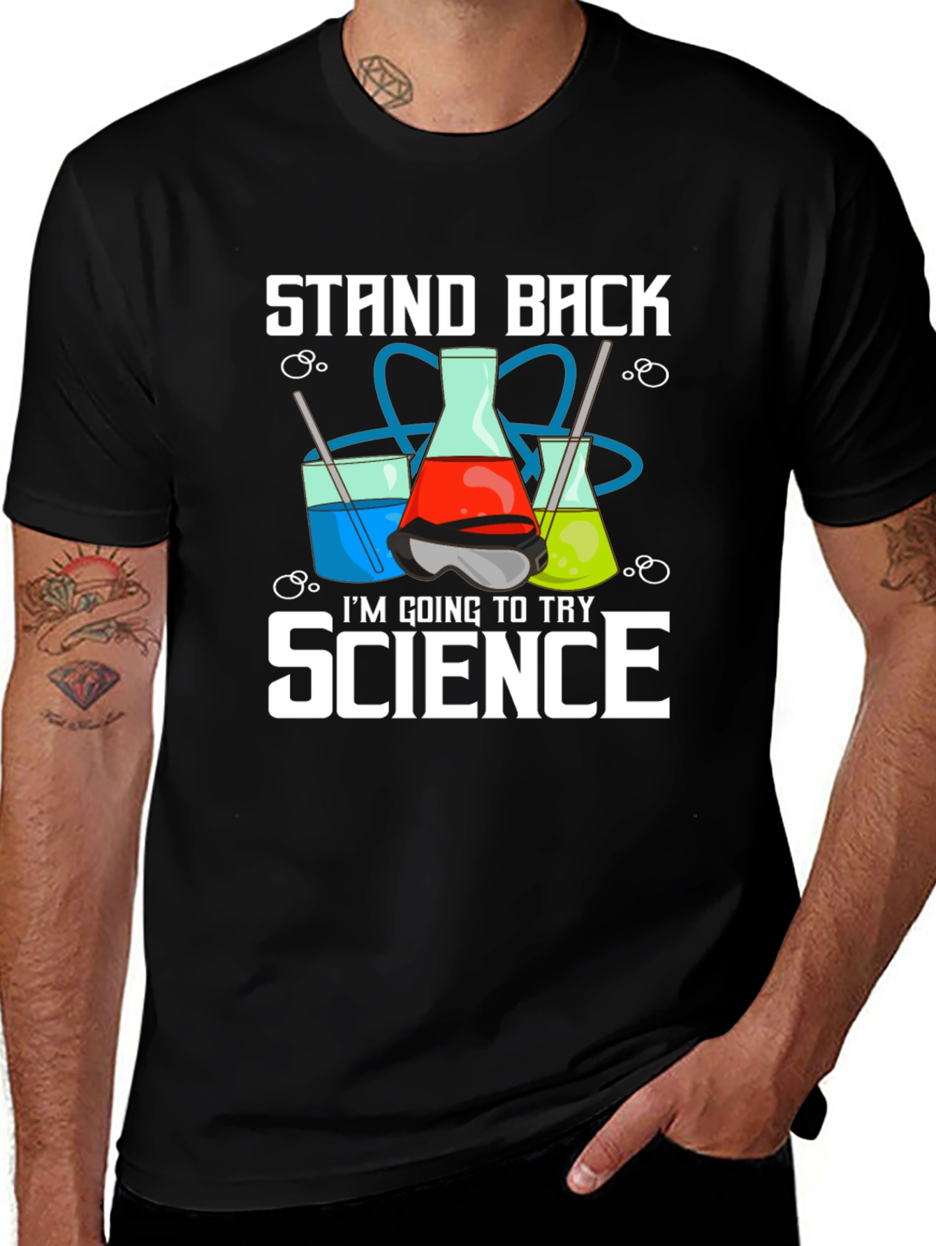 Variant 22 of Stand Back I'm Going to Try Science T-Shirt