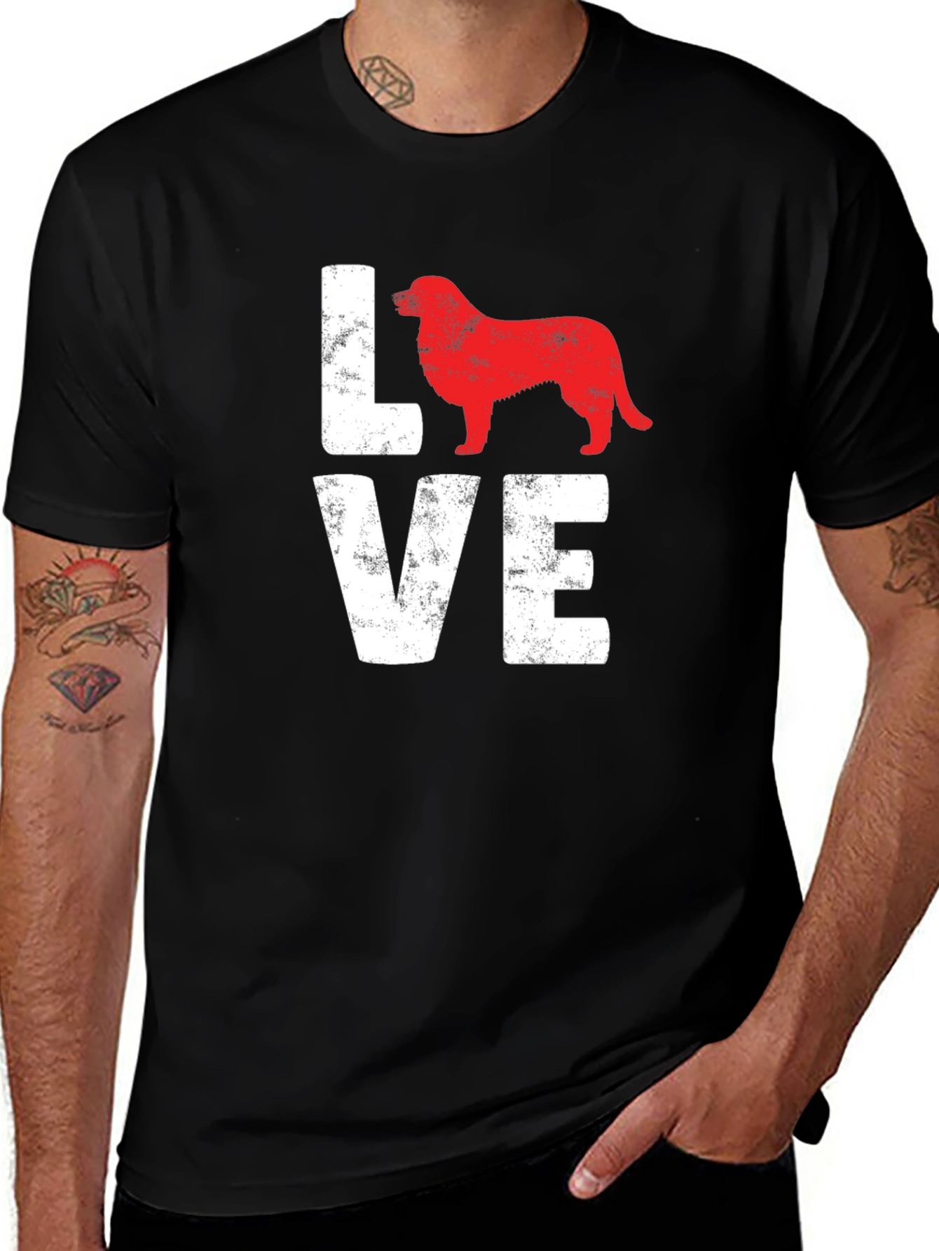 Variant 21 of Love Dog T-Shirt
