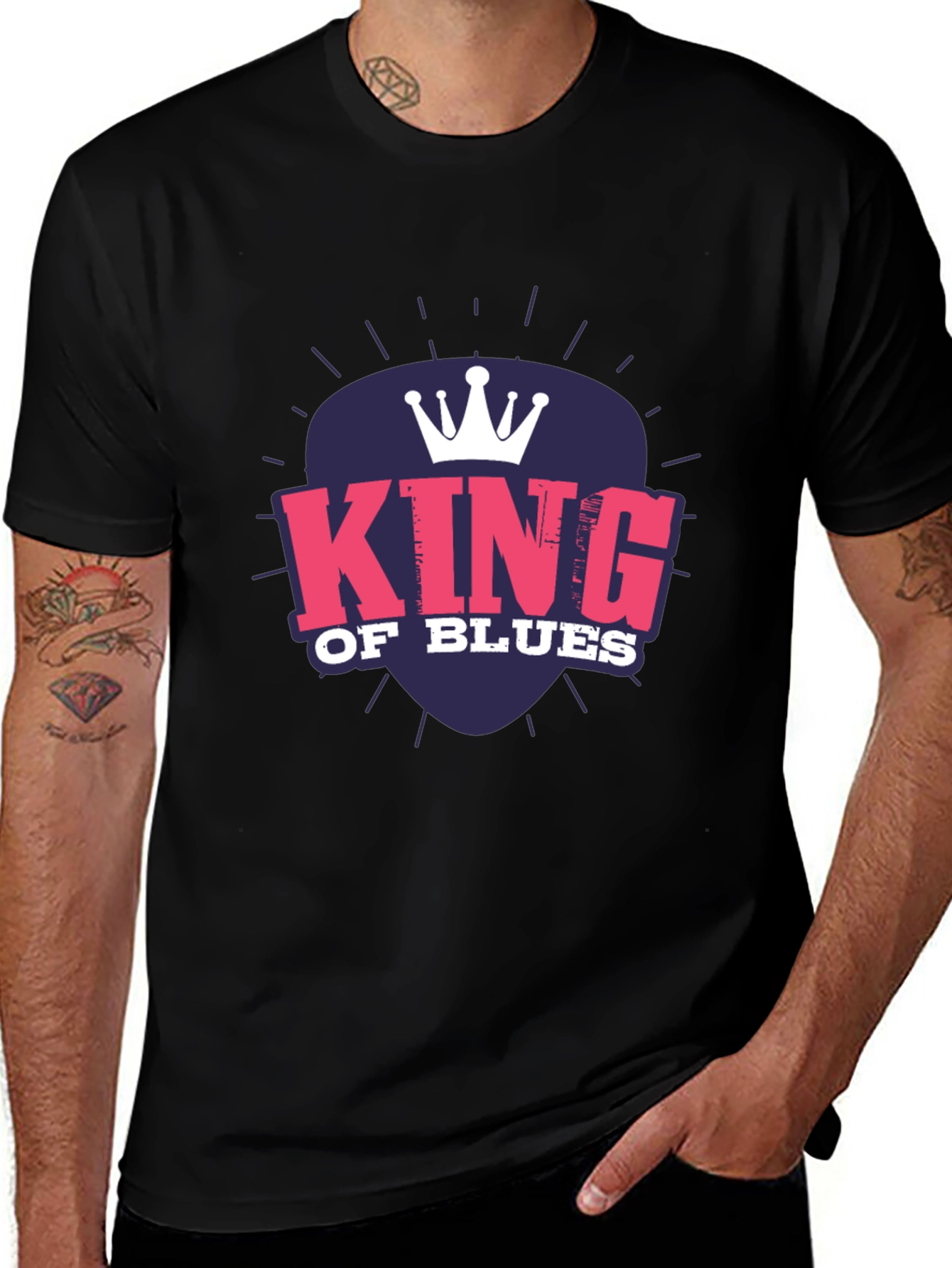 Variant 19 of King of Blues T-Shirt - Music Lover Tee