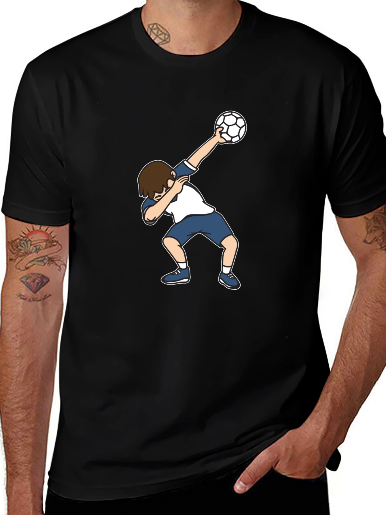 Variant 24 of Soccer Dab T-Shirt - Fun Graphic Tee
