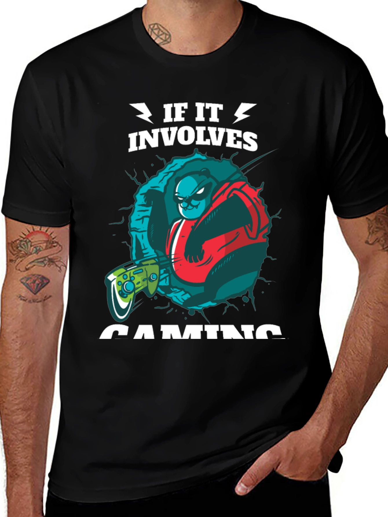 Variant 29 of If It Involves Gaming T-Shirt