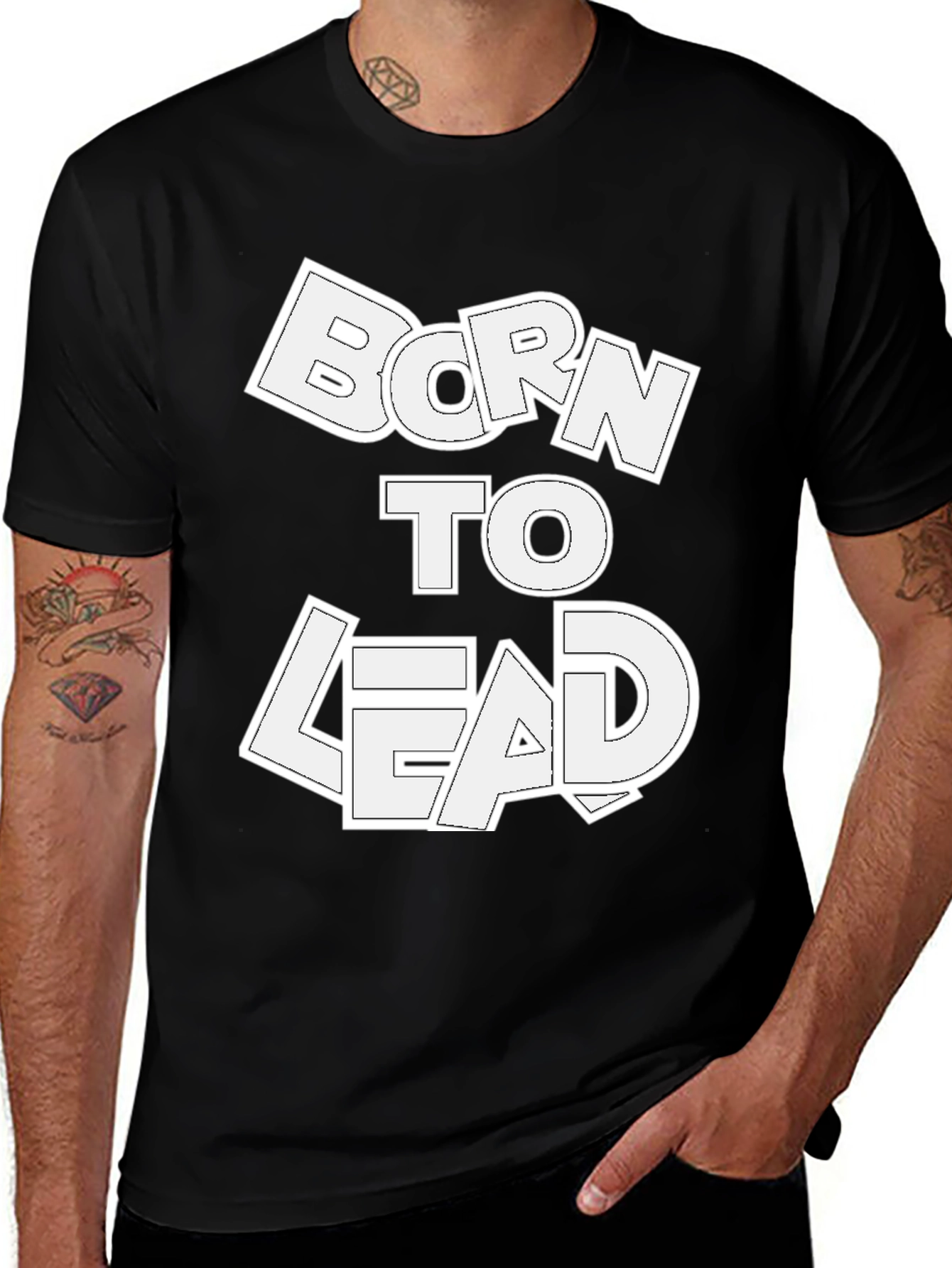 Variant 27 of Born to Lead Graphic T-Shirt