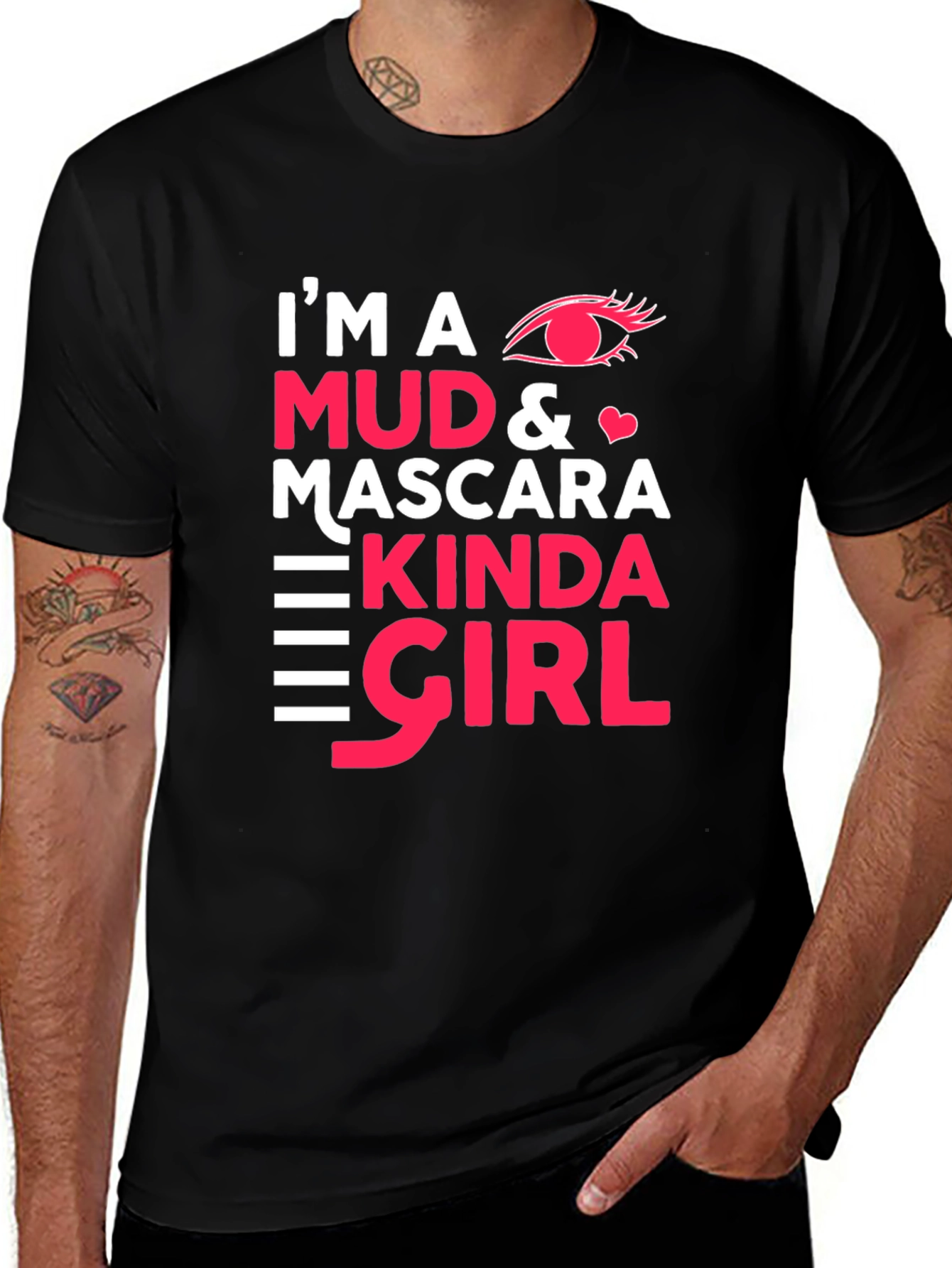 Variant 17 of Mud & Mascara Kinda Girl Tee - Cute Graphic T-Shirt