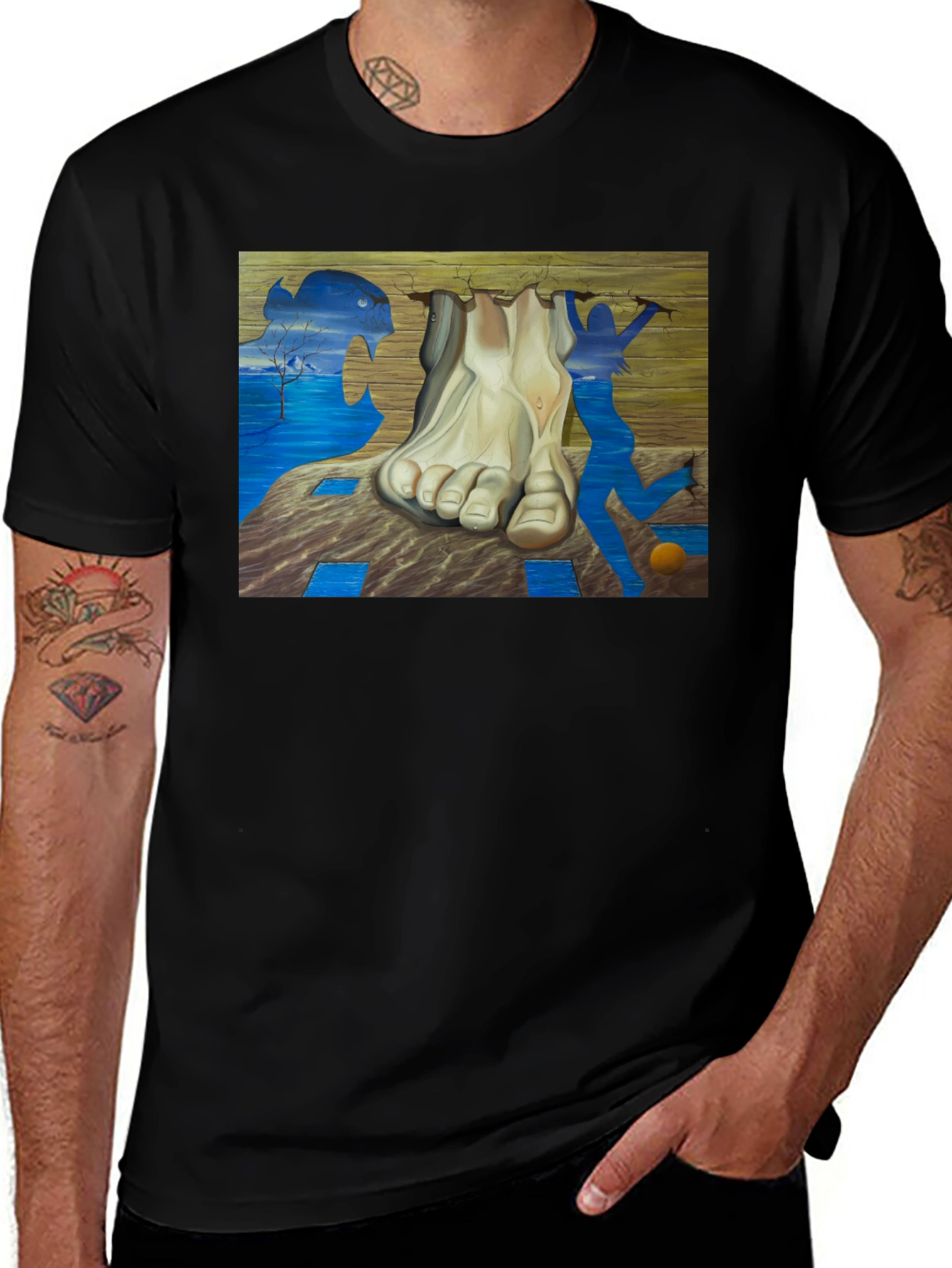 Variant 23 of Surrealist Art Print T-Shirt