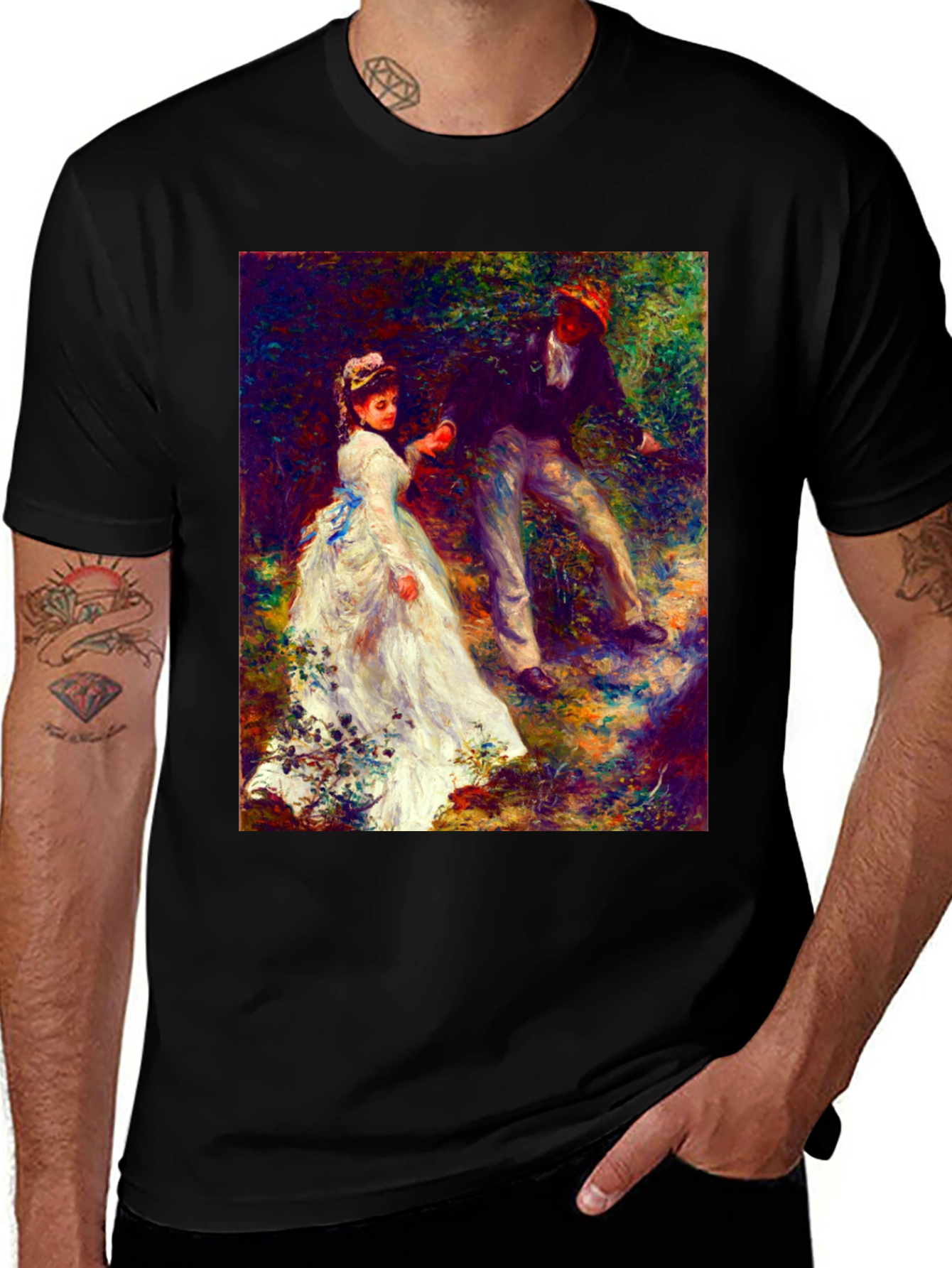 Variant 27 of Artistic Impression T-Shirt - Manet's "Promenade"