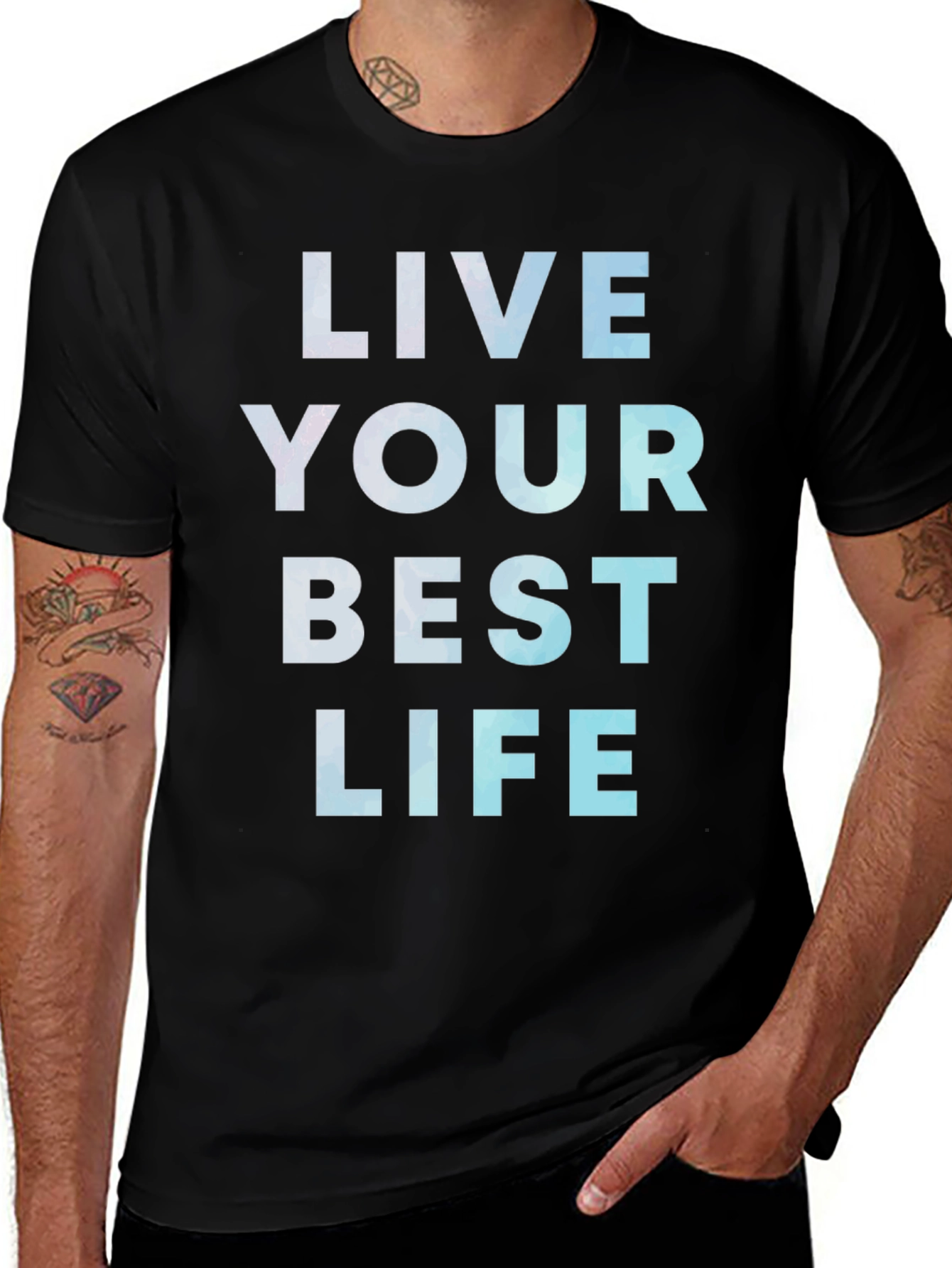 Variant 6 of Live Your Best Life T-Shirt - Motivational Tee