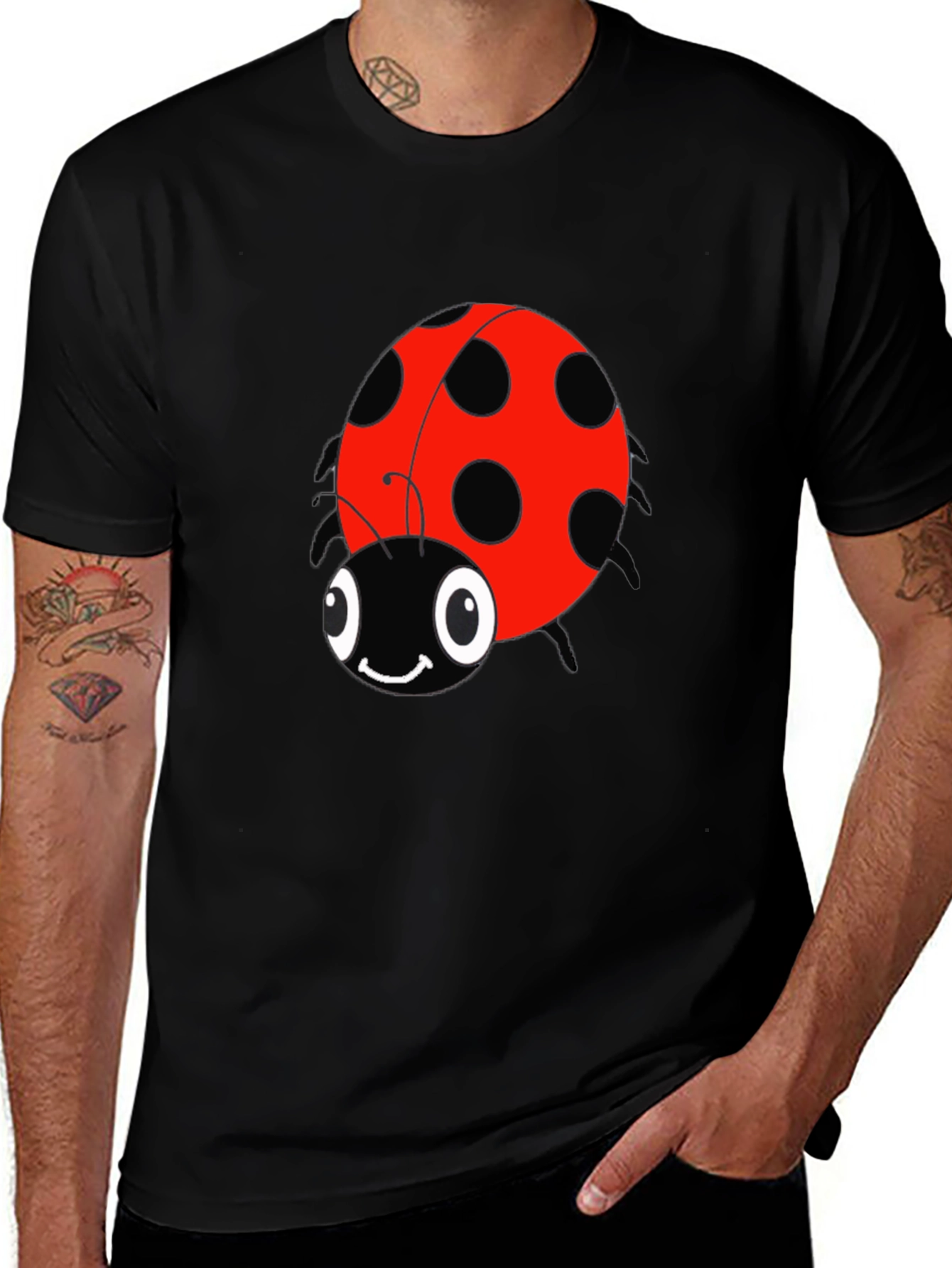 Variant 15 of Ladybug Graphic T-Shirt - Fun and Casual
