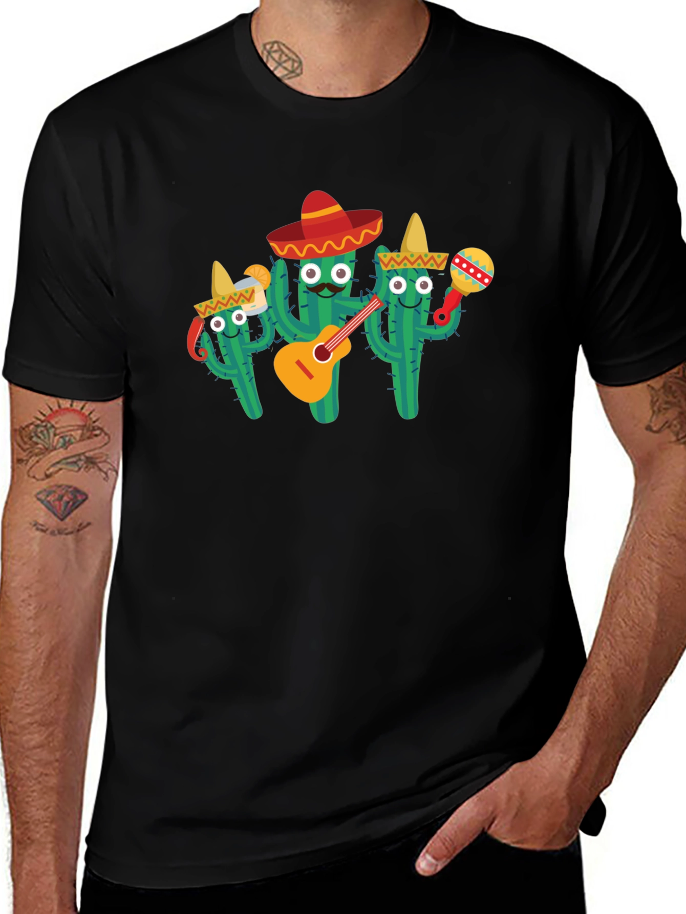 Variant 22 of Cactus Mariachi Band T-Shirt