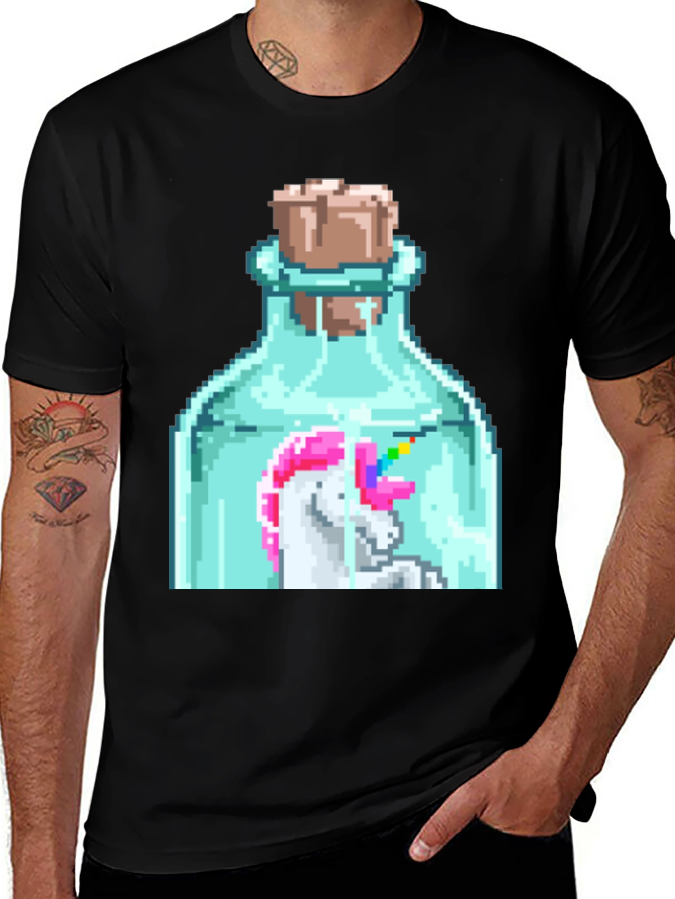 Variant 4 of Unicorn in a Bottle Graphic Tee