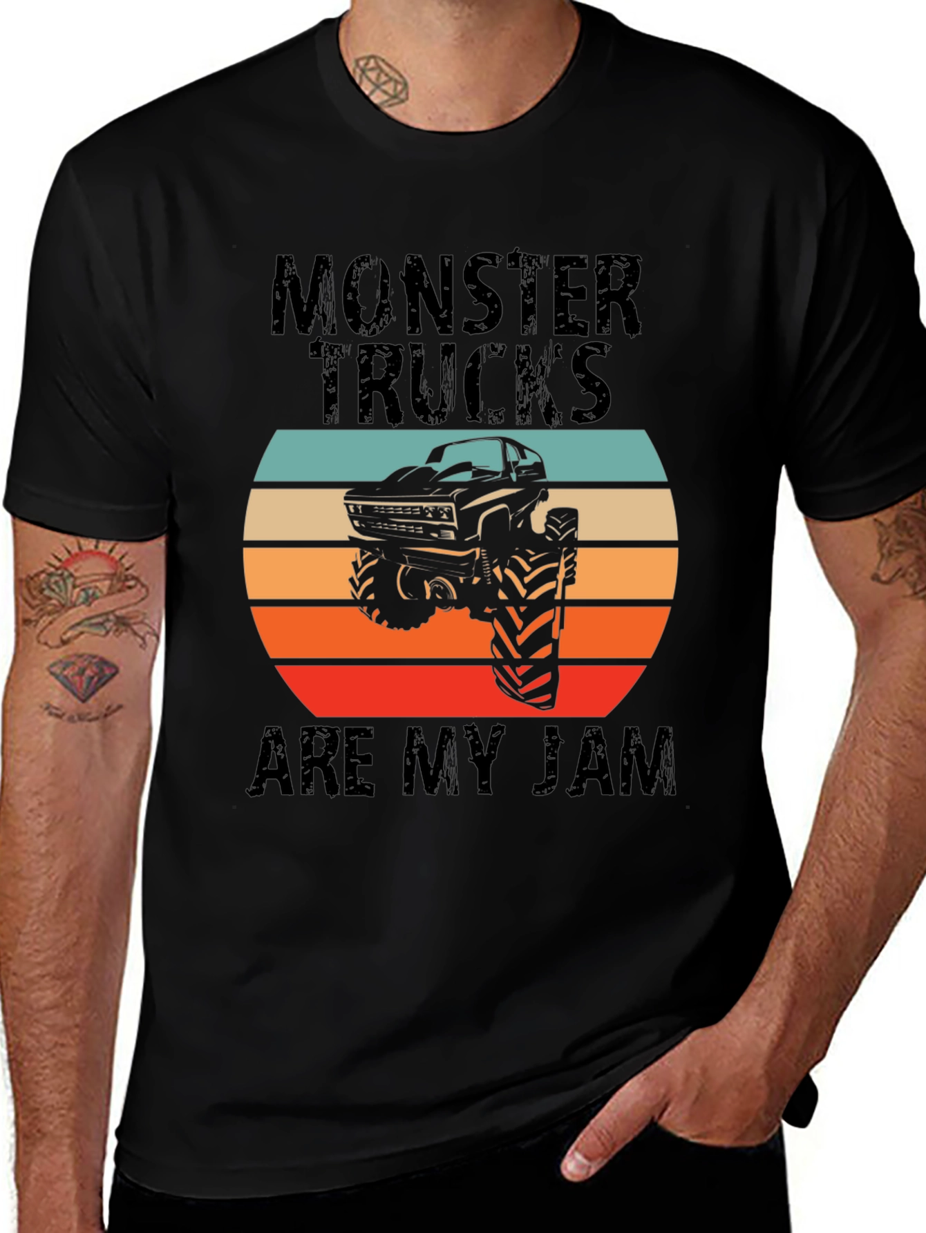 Variant 25 of Monster Trucks Are My Jam Graphic Tee