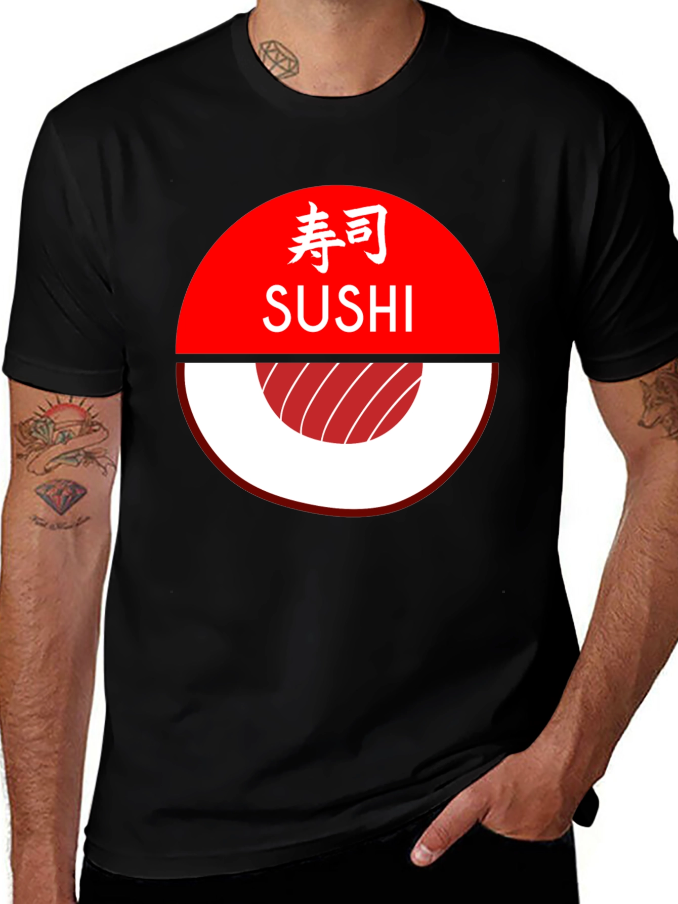 Sushi Graphic T-Shirt - Japanese Food Tee