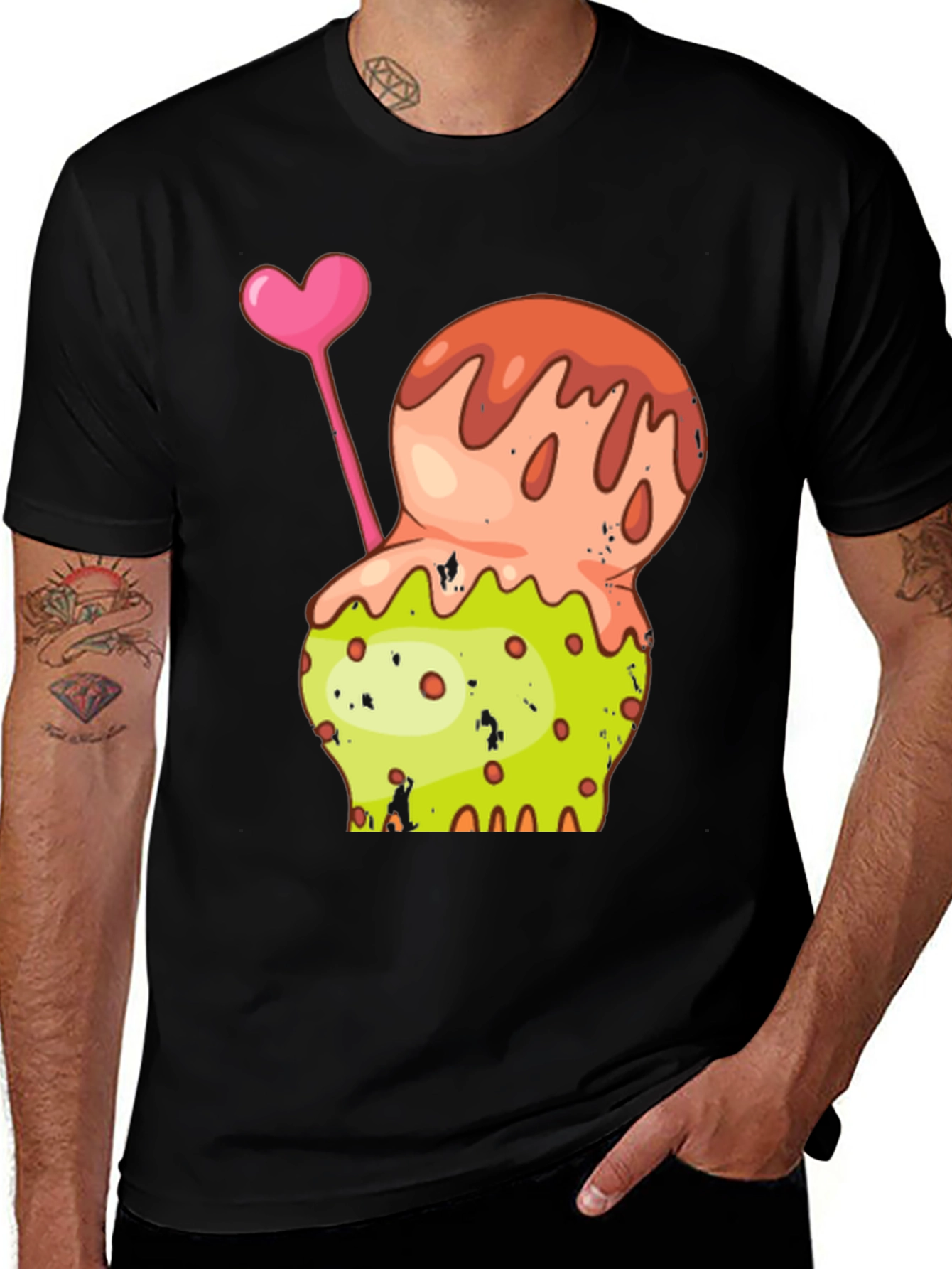 Variant 18 of Funky Ice Cream Graphic T-Shirt