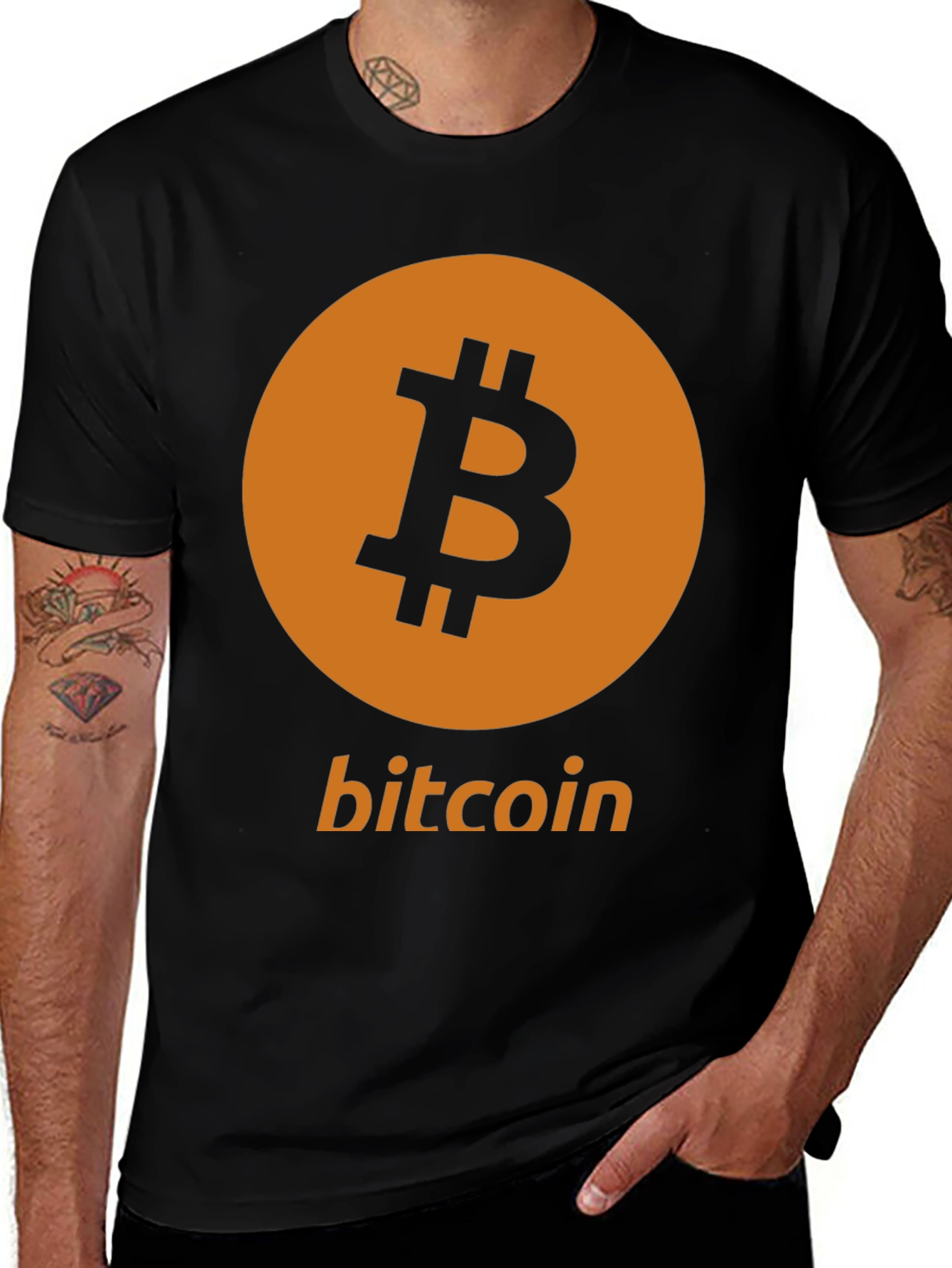 Variant 28 of Bitcoin Logo Graphic Tee - Crypto T-Shirt