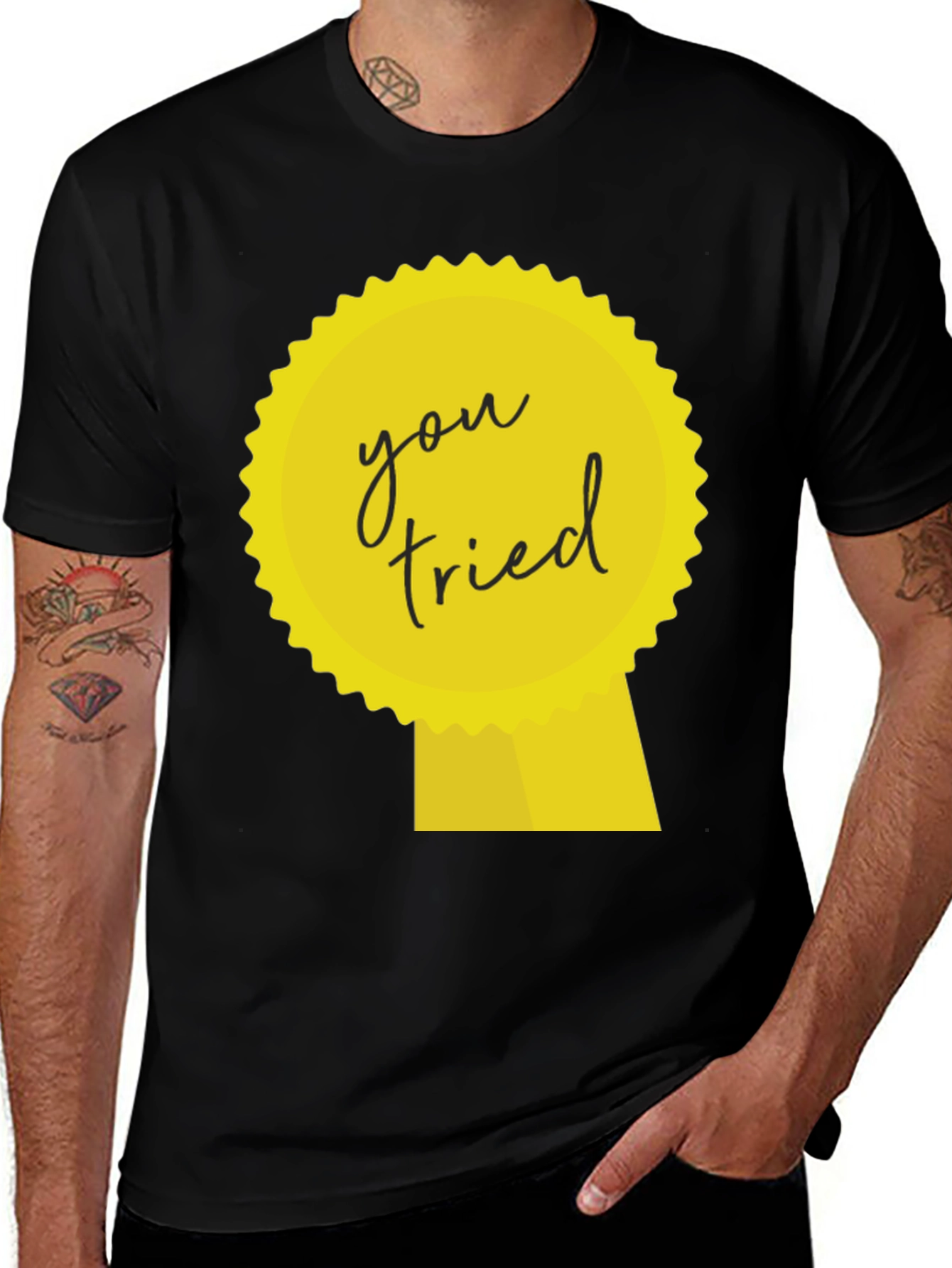 Variant 19 of You Tried Ribbon Graphic T-Shirt