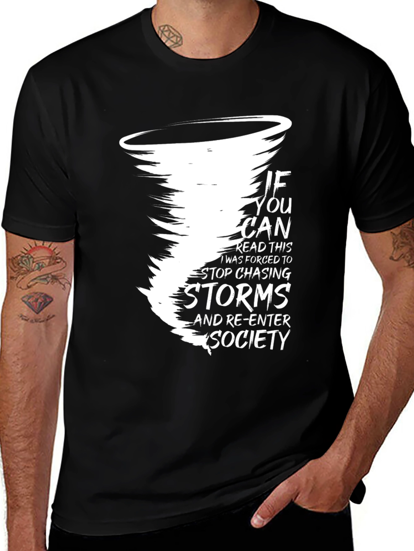 Variant 13 of Storm Chaser T-Shirt: Funny Graphic Tee