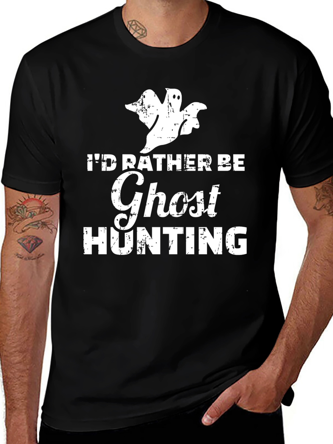 Variant 11 of Ghost Hunting T-Shirt - Halloween Apparel
