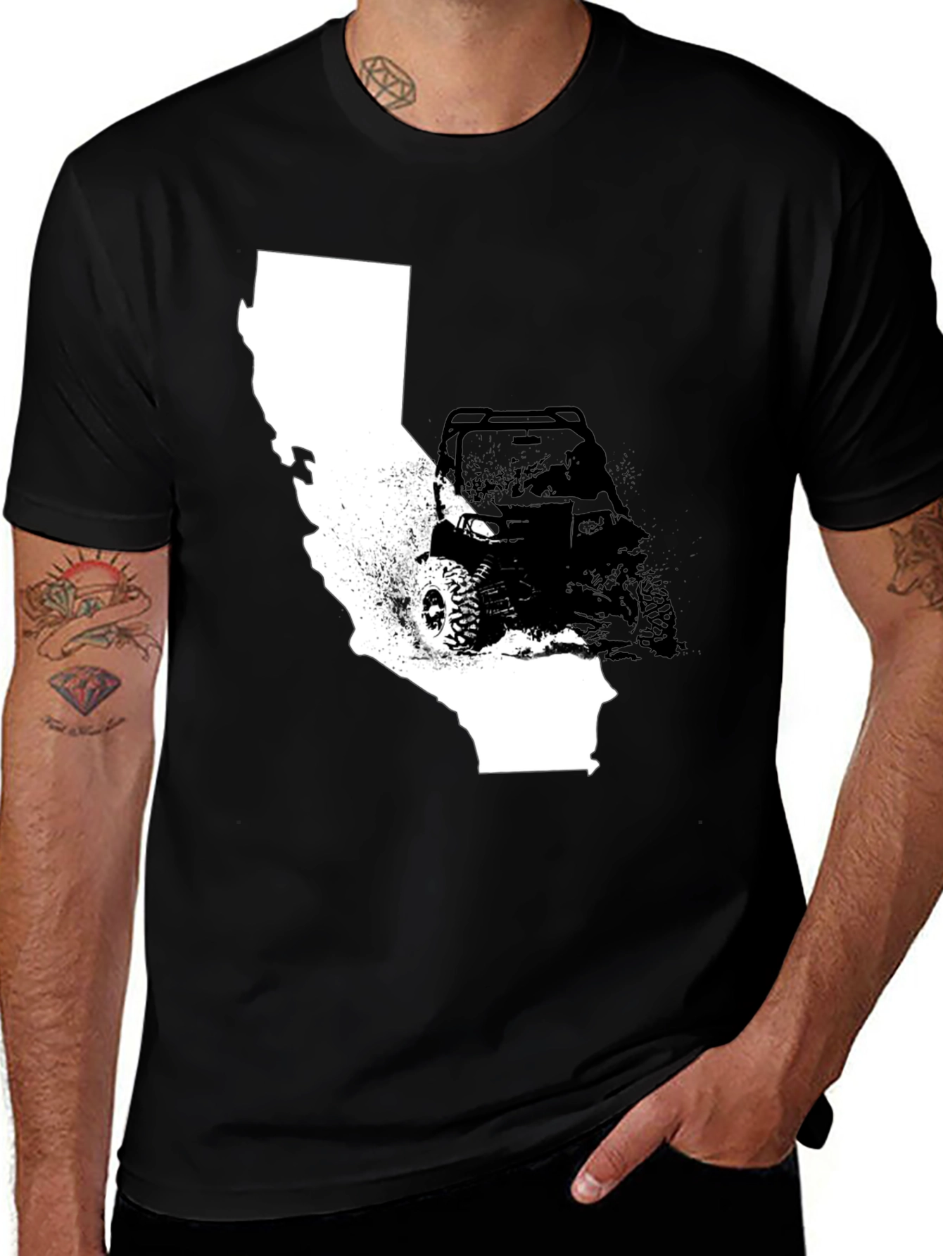 Variant 20 of California Off-Road State T-Shirt