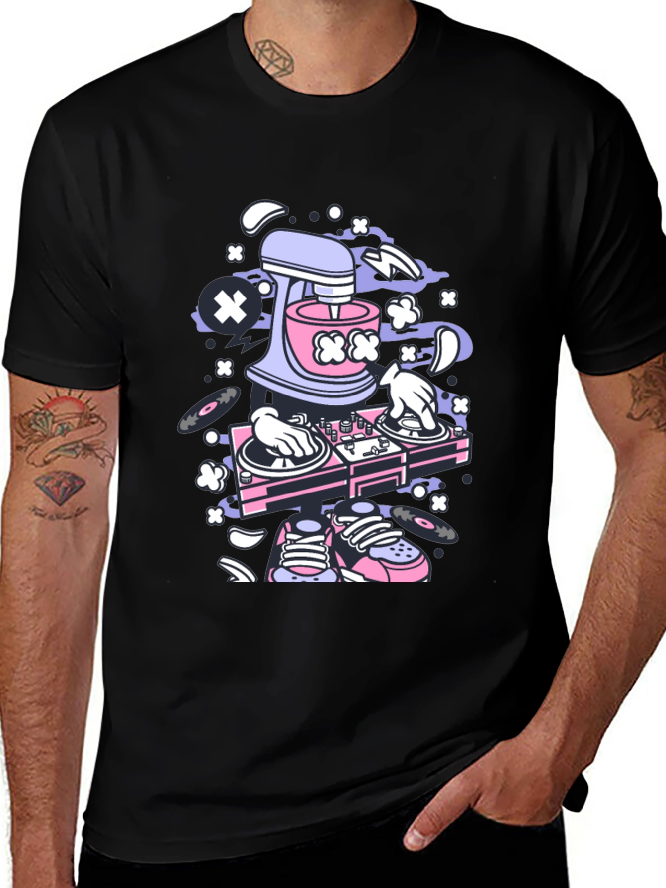 Variant 10 of DJ Mixer T-Shirt - Unique Graphic Tee