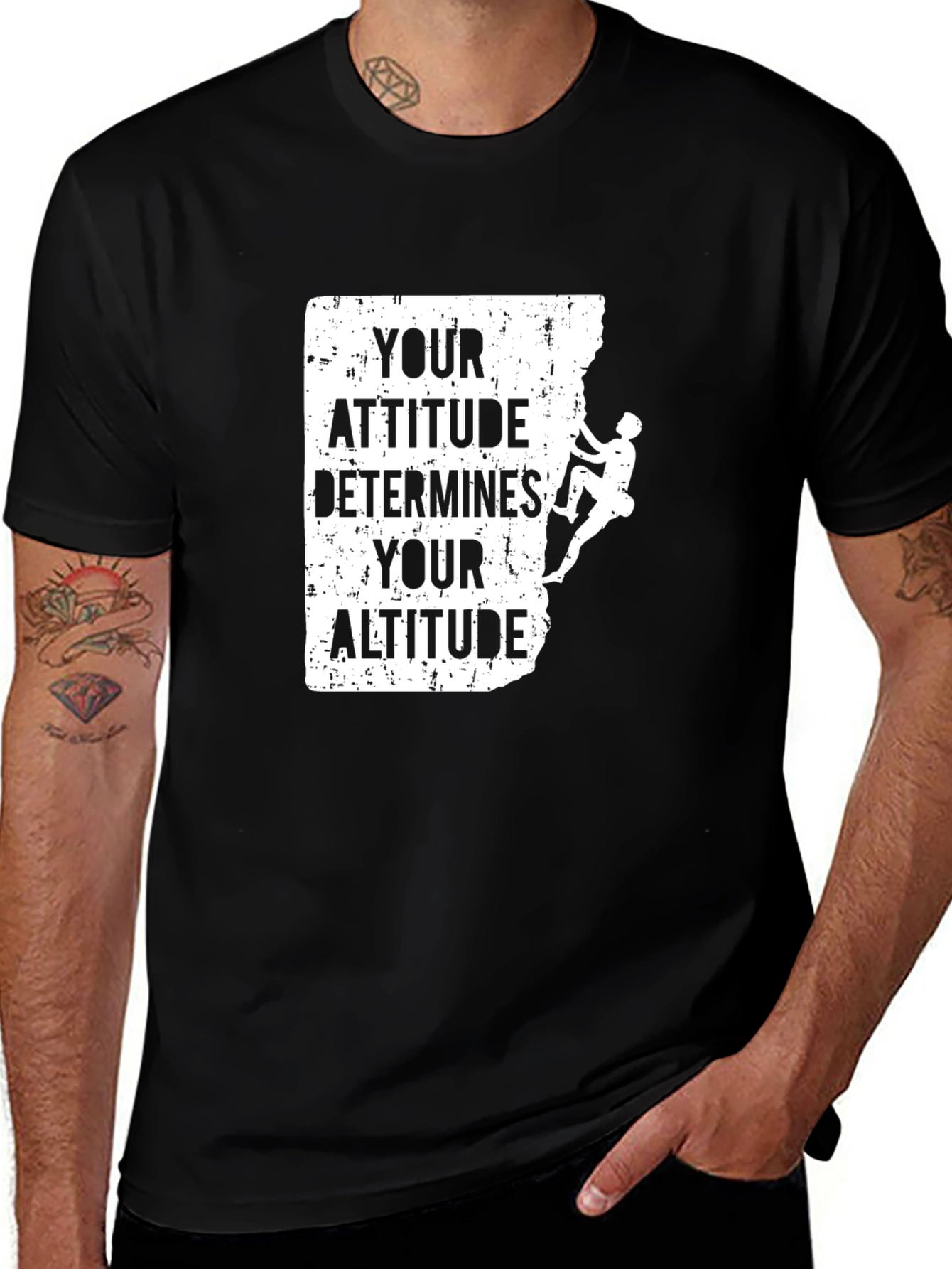 Variant 29 of Climbing Attitude Graphic T-Shirt