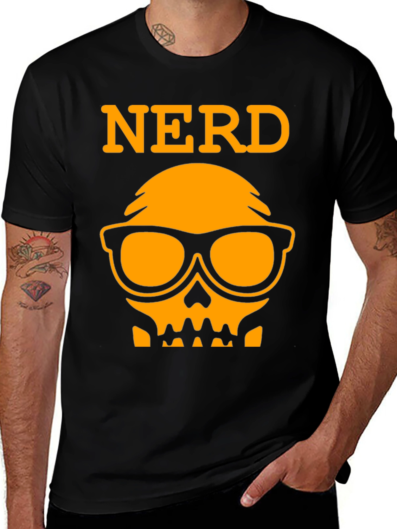 Nerd Skull T-Shirt - Geek Chic Tee