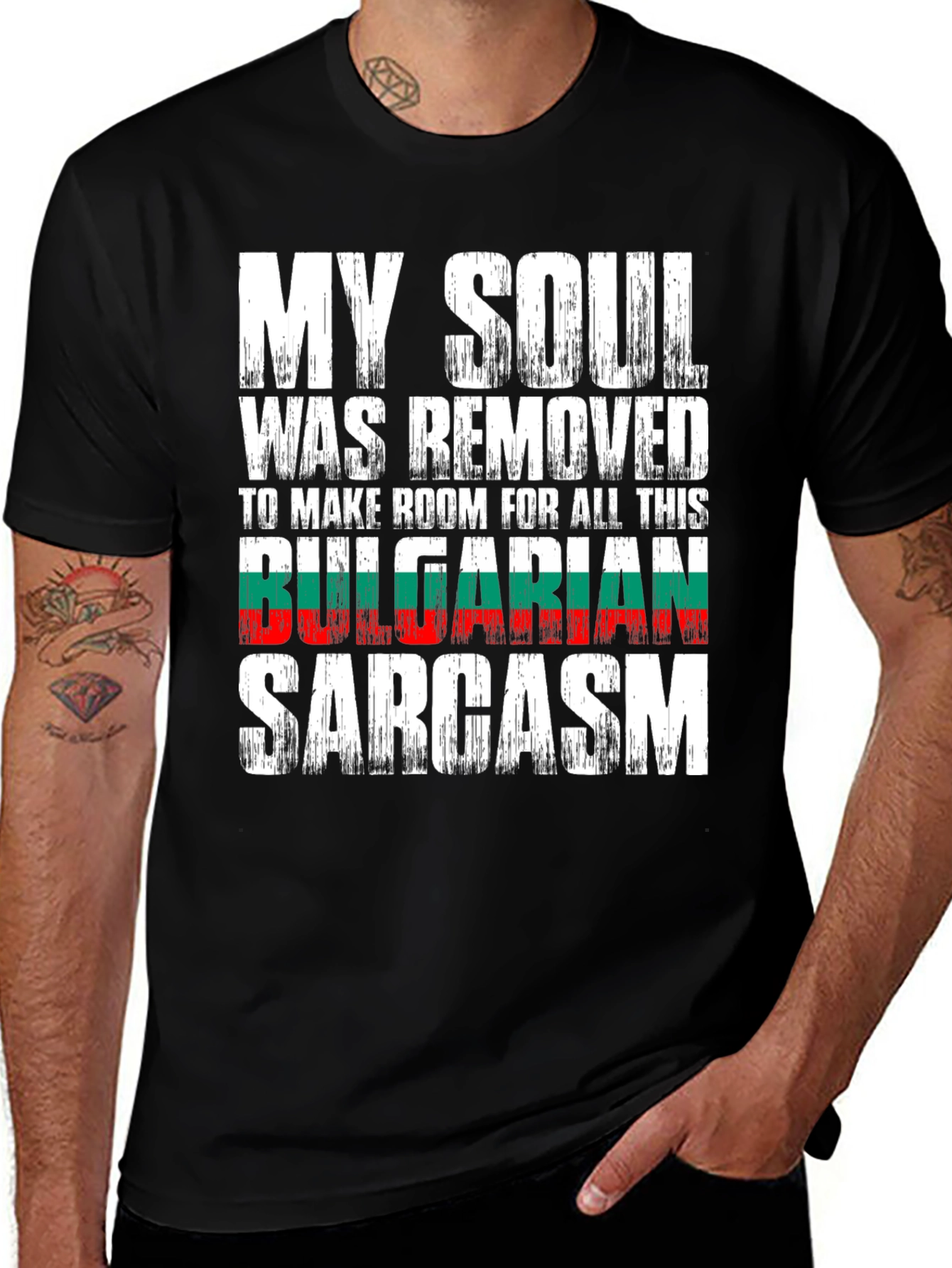 Variant 12 of Funny Bulgarian Sarcasm T-Shirt