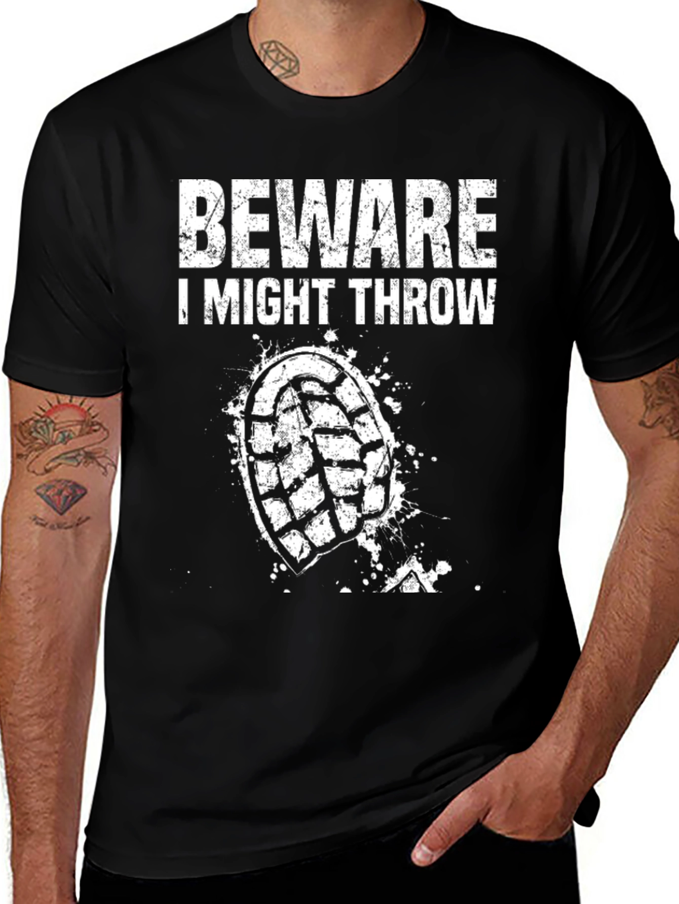 Variant 21 of Beware I Might Throw T-Shirt
