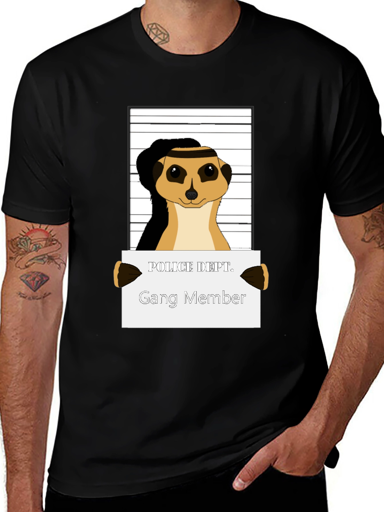 Variant 17 of Meerkat Gang Member T-Shirt