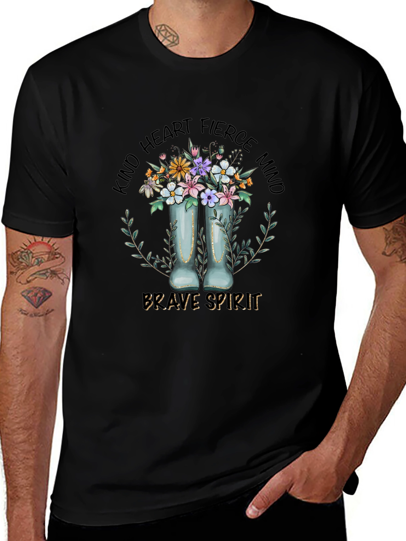 Variant 18 of Kind Heart Fierce Mind T-Shirt