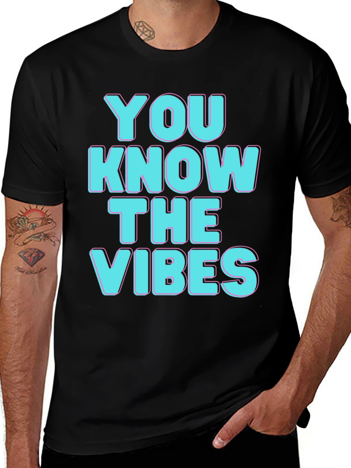 Variant 19 of You Know The Vibes T-Shirt