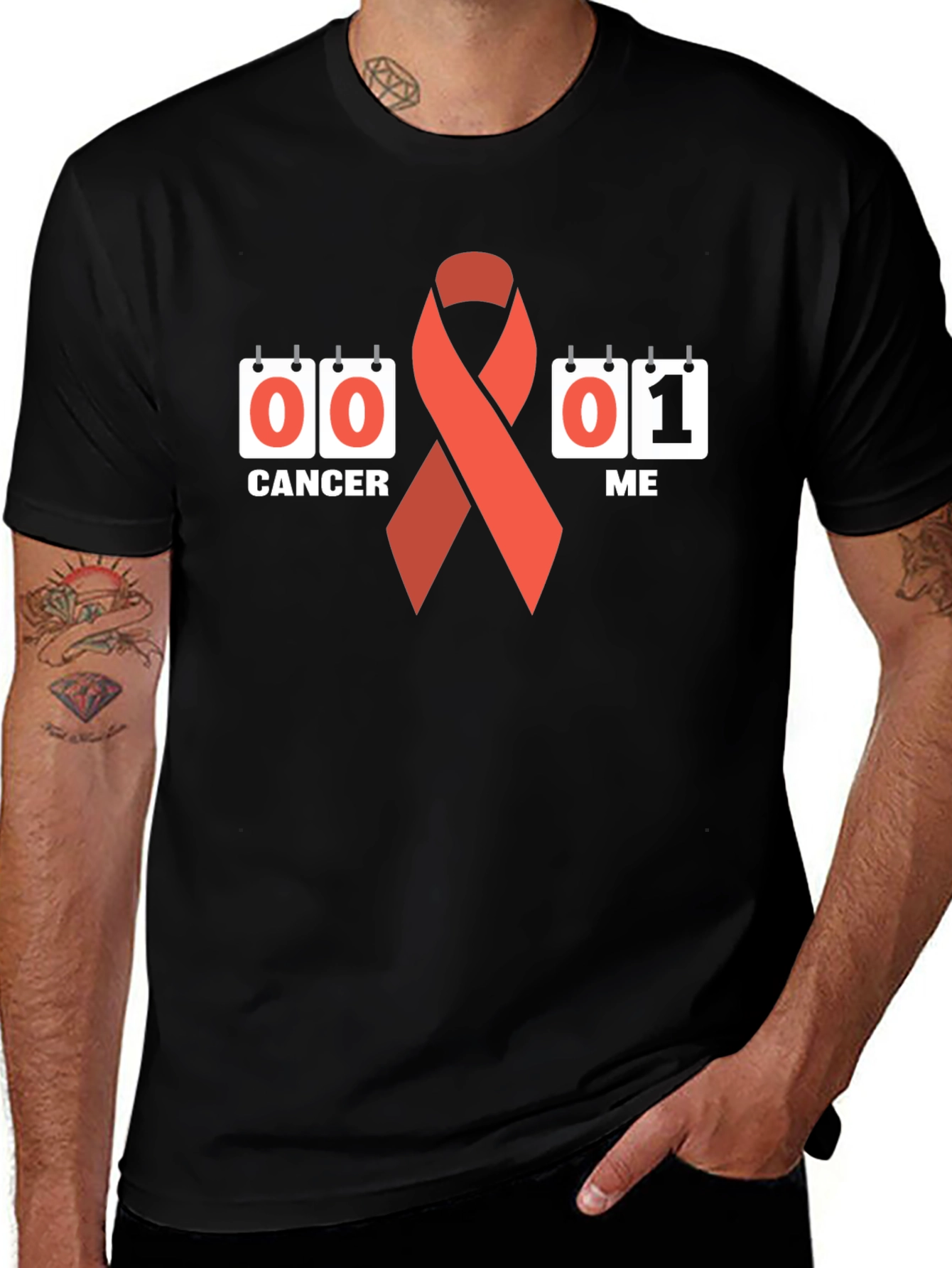 Variant 22 of Cancer Awareness Ribbon T-Shirt